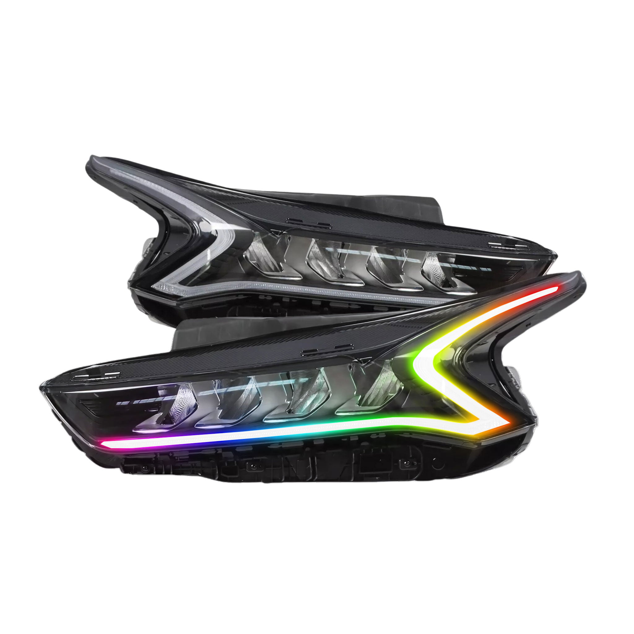 Kia K5 LX/EX: Multicolor Flow Series LED Headlights (2021-2022) – Custom Multicolor LED Lighting by RGB Halo Kits