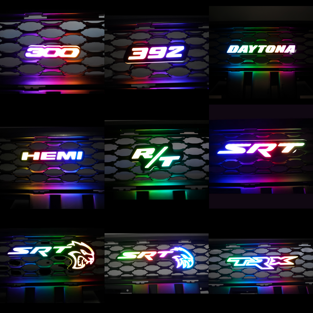 LED Badges: Multicolor Flow