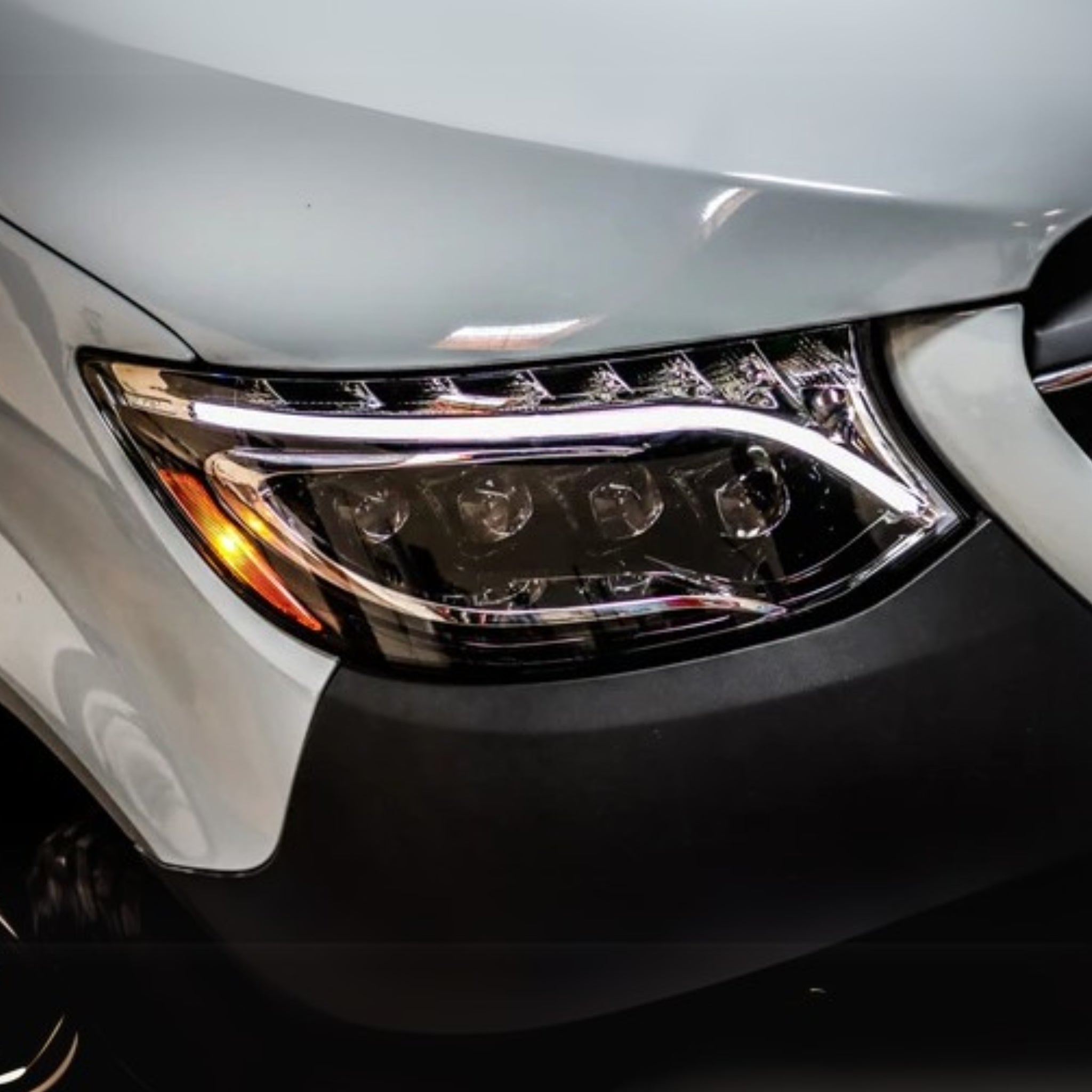 Mercedes-Benz Sprinter (2019-2024) Headlights | Alpharex – Custom Multicolor LED Lighting by RGB Halo Kits