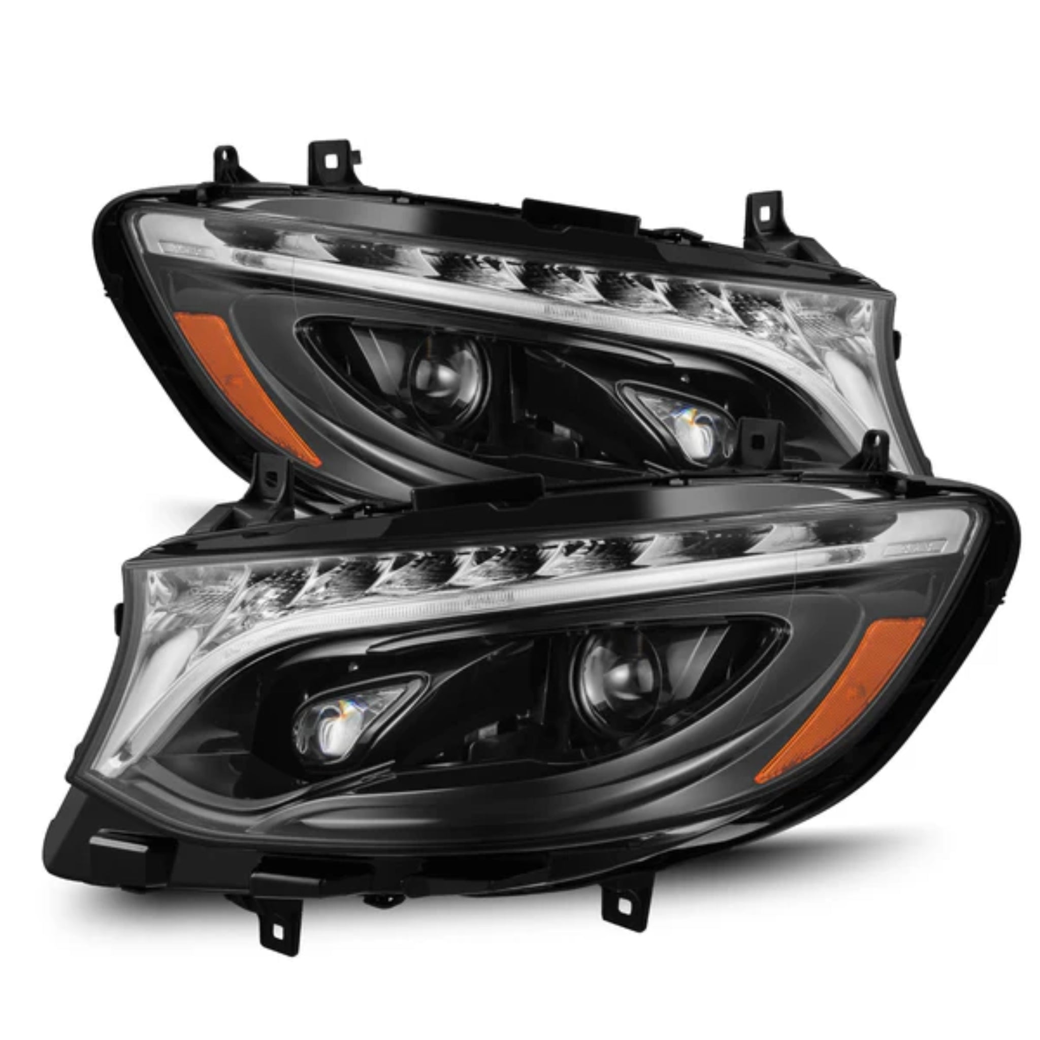 Mercedes-Benz Sprinter (2019-2024) Headlights | Alpharex – Custom Multicolor LED Lighting by RGB Halo Kits