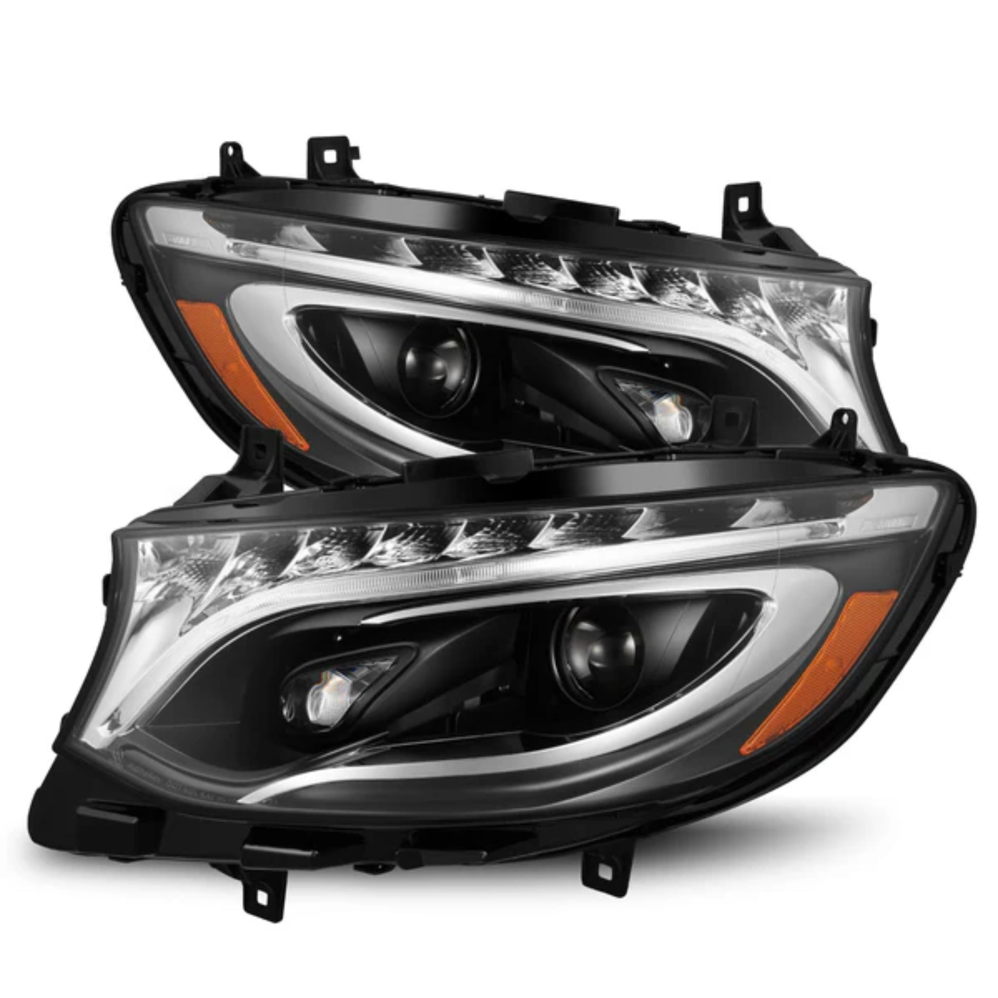 Mercedes-Benz Sprinter (2019-2024) Headlights | Alpharex – Custom Multicolor LED Lighting by RGB Halo Kits