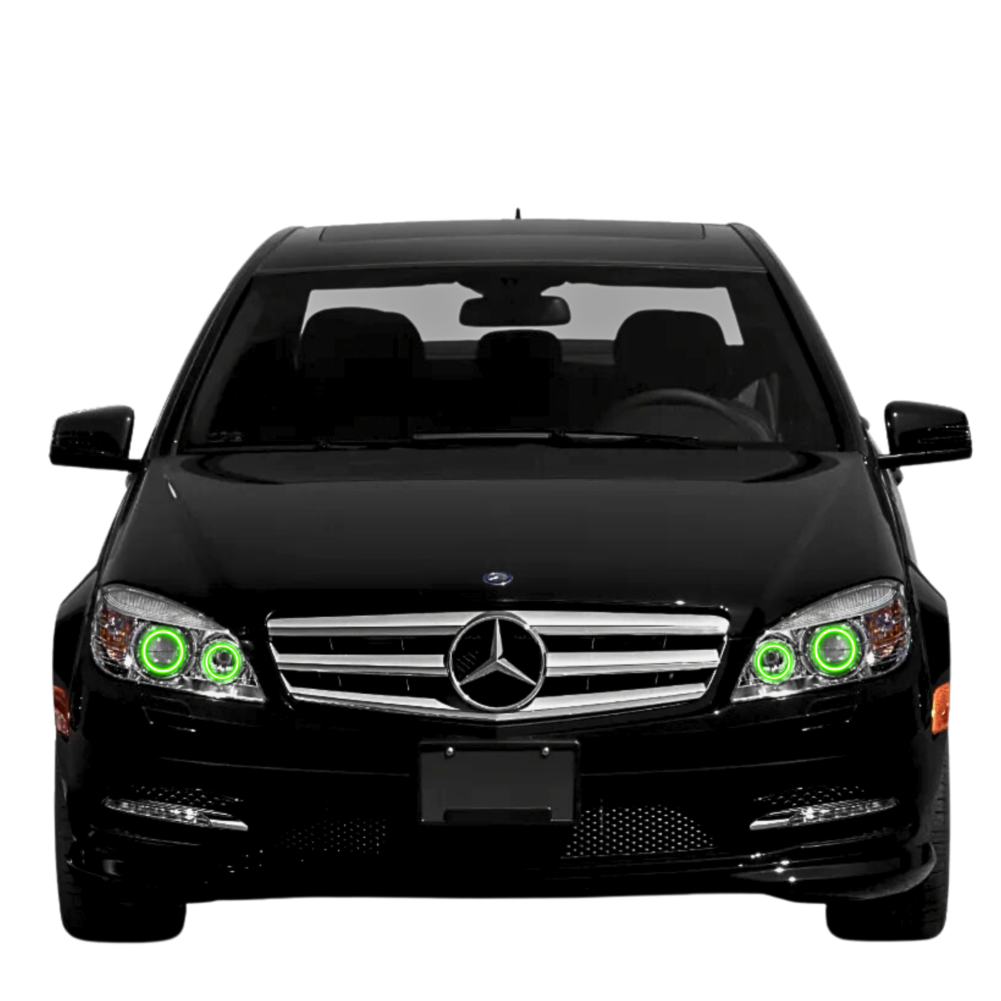 Mercedes C-Class C250 C300 C350 Multicolor Halo Kit (2008-2011) – Custom Multicolor LED Lighting by RGB Halo Kits