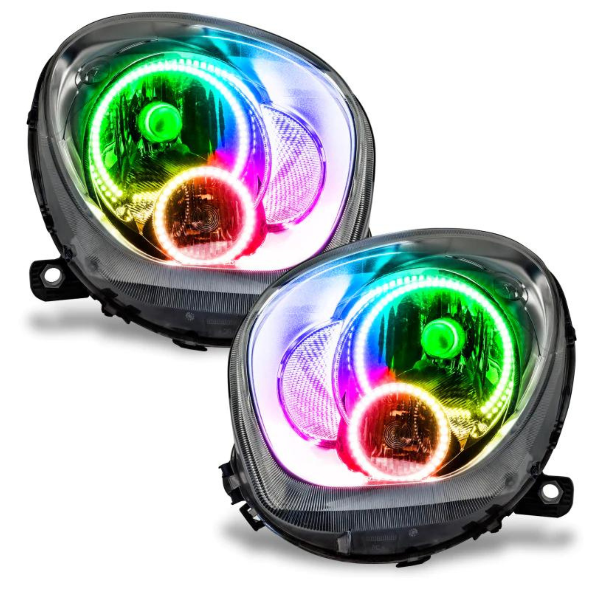 Mini Cooper Countryman Multicolor Halo Kit (2011-2015) – Custom Multicolor LED Lighting by RGB Halo Kits