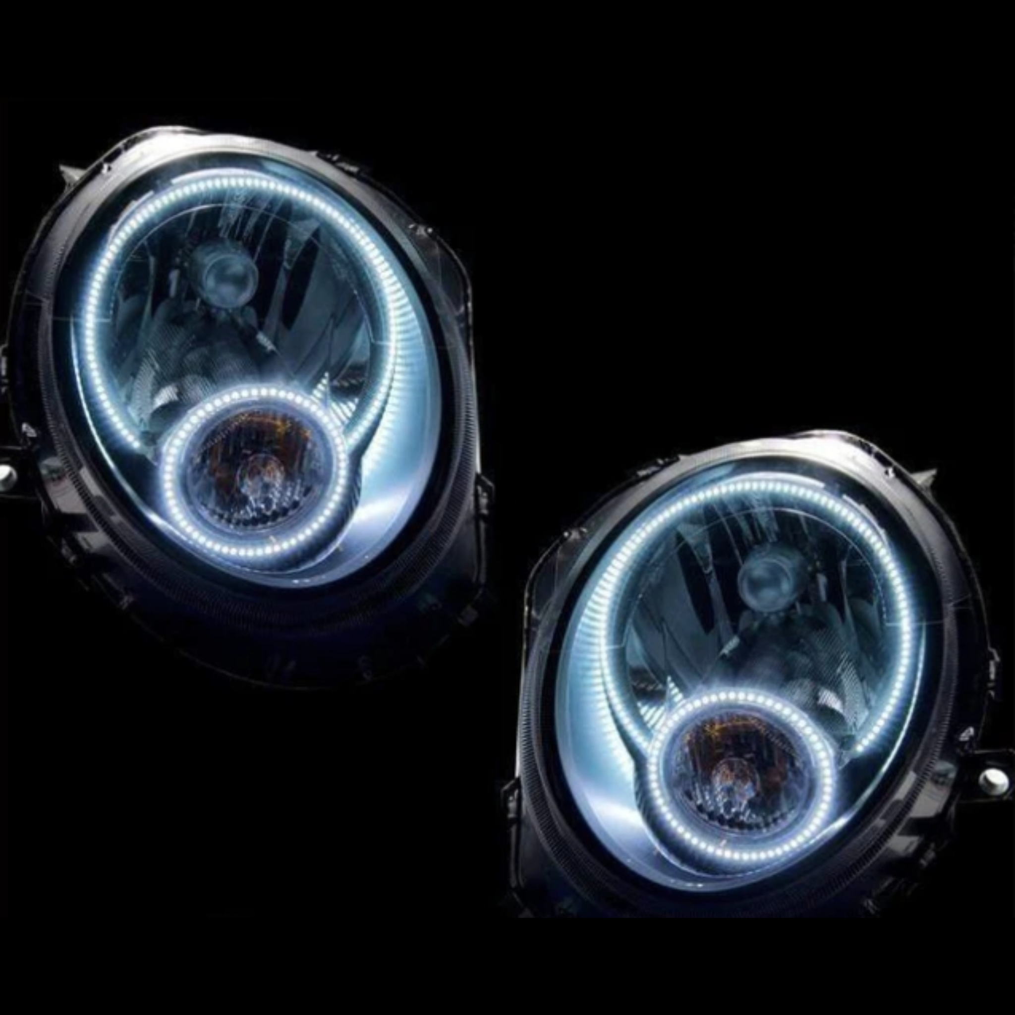 Mini Cooper Multicolor Halo Kit (2009-2013) – Custom Multicolor LED Lighting by RGB Halo Kits