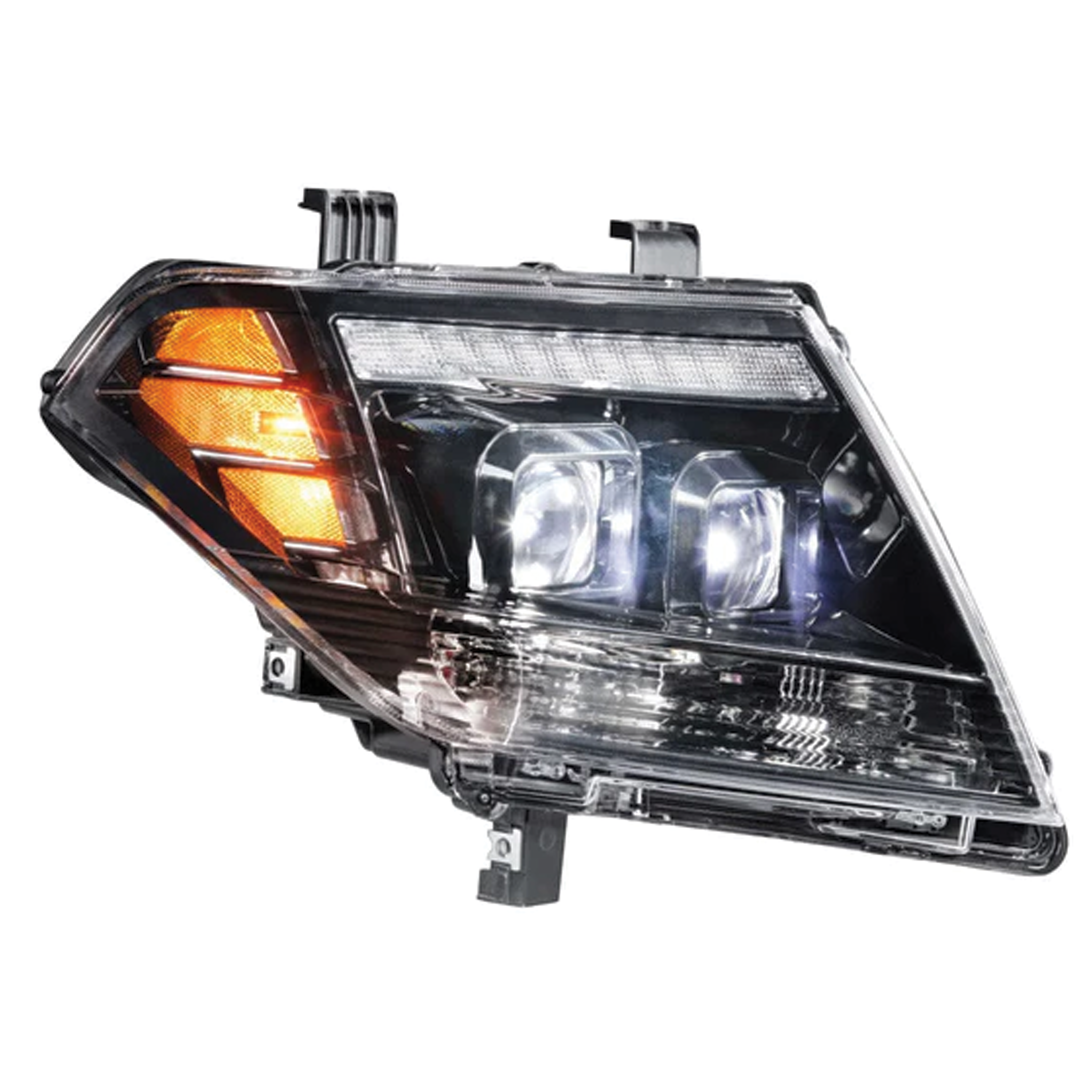 NIssan Frontier: LED HEADLIGHTS (2009 - 2020) | XB Hybrid – Custom Multicolor LED Lighting by RGB Halo Kits