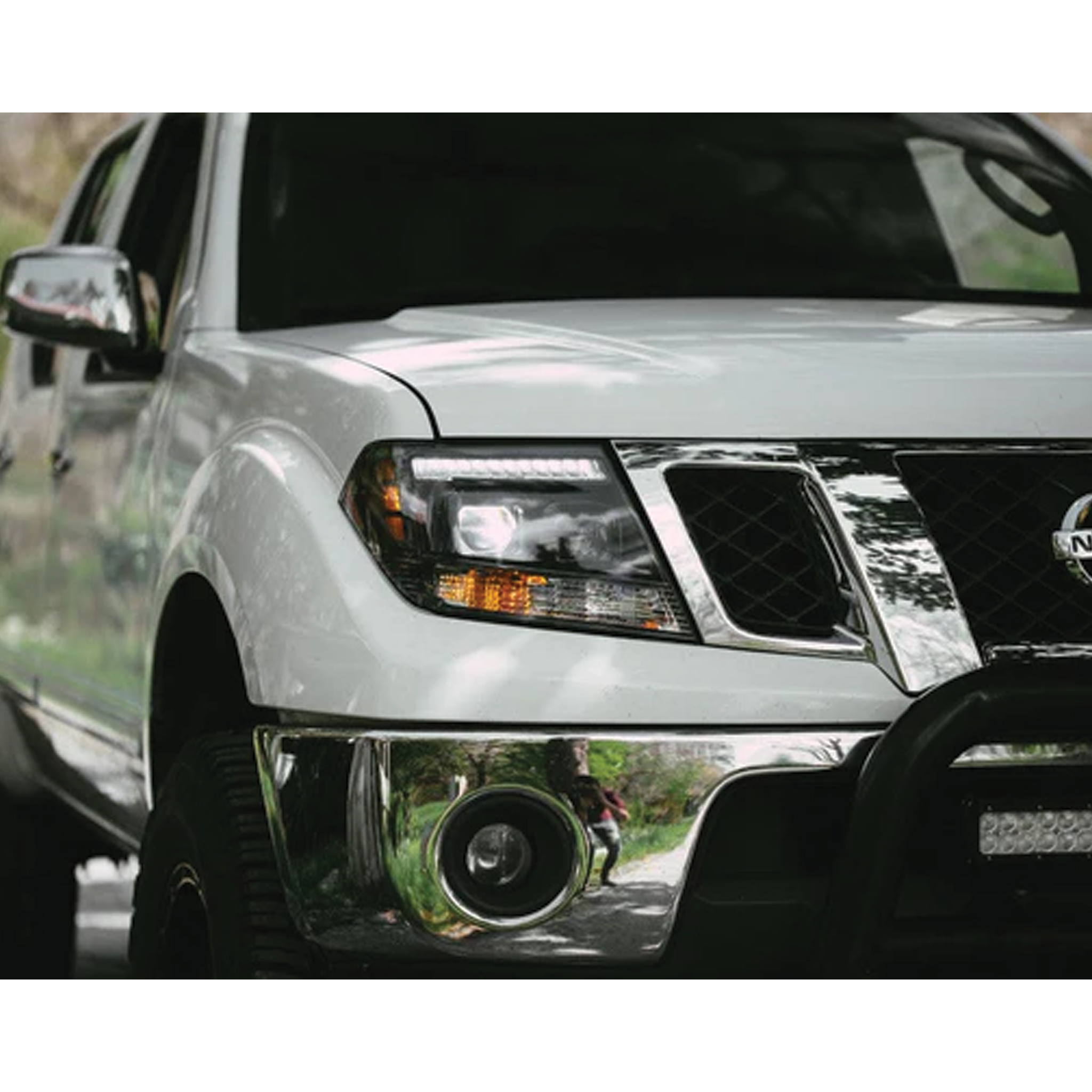 NIssan Frontier: LED HEADLIGHTS (2009 - 2020) | XB Hybrid – Custom Multicolor LED Lighting by RGB Halo Kits