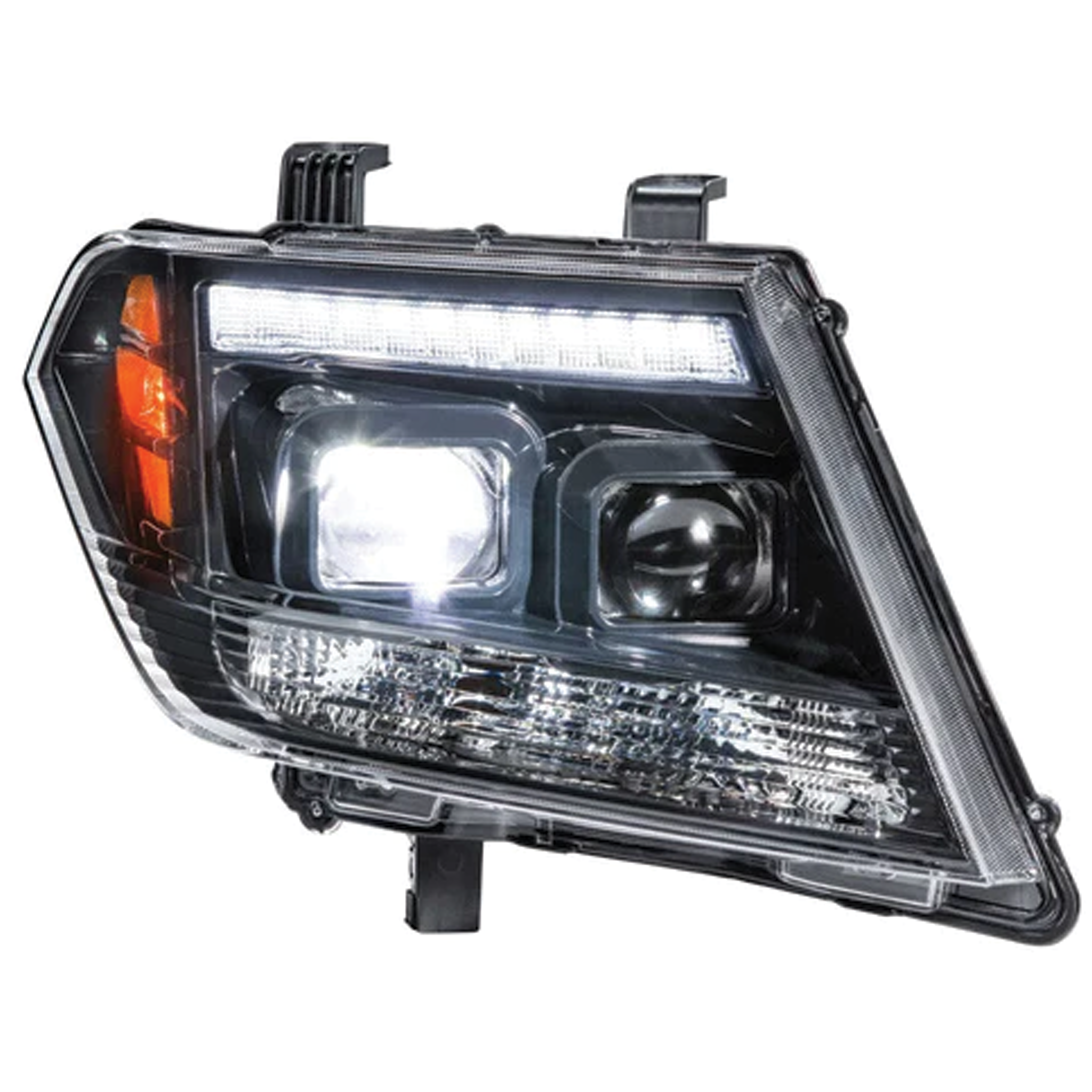 NIssan Frontier: LED HEADLIGHTS (2009 - 2020) | XB Hybrid – Custom Multicolor LED Lighting by RGB Halo Kits