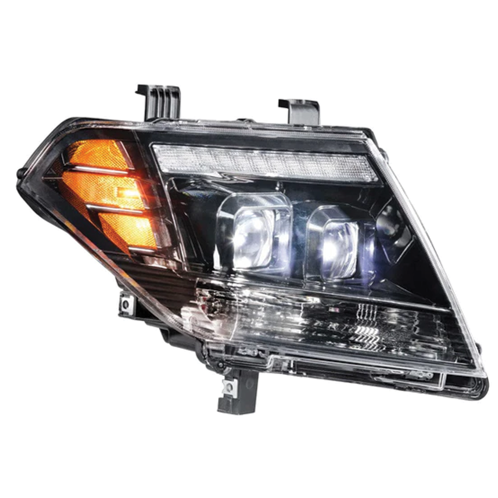 NIssan Frontier: LED HEADLIGHTS (2009 - 2020) | XB Hybrid – Custom Multicolor LED Lighting by RGB Halo Kits