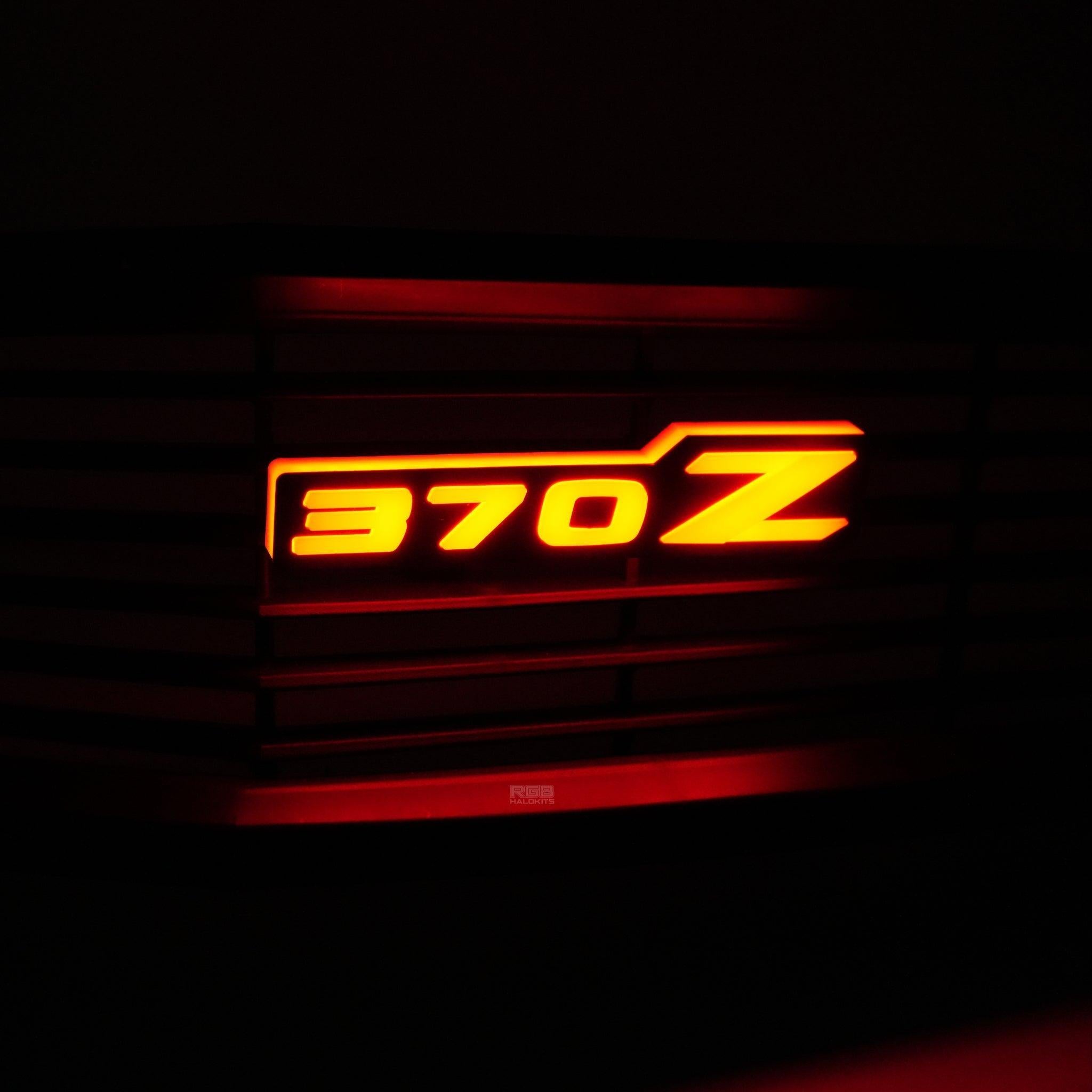 Nissan 370z LED Badge: (Multicolor Flow) – Custom Multicolor LED Lighting by RGB Halo Kits