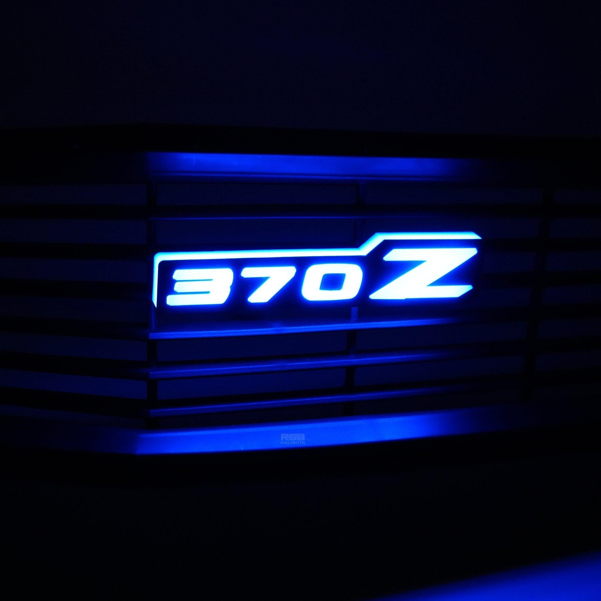 Nissan 370z LED Badge: (Multicolor Flow) – Custom Multicolor LED Lighting by RGB Halo Kits