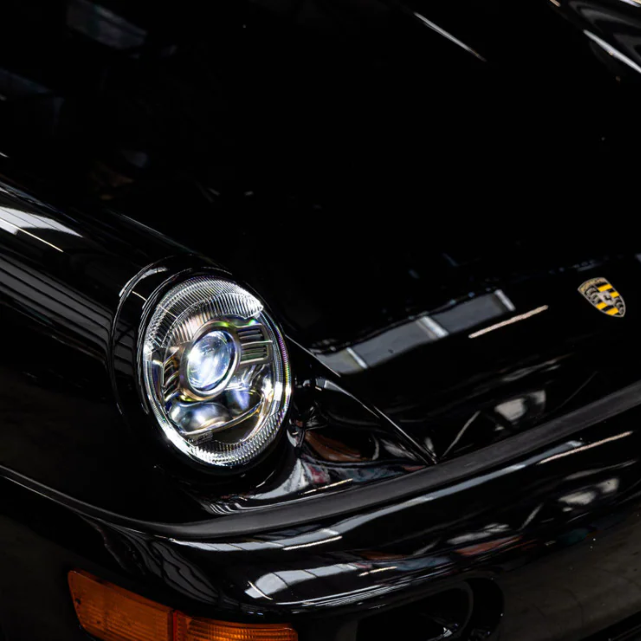 Porsche 911/912/964: LED Headlights (1964-1994) | XB – Custom Multicolor LED Lighting by RGB Halo Kits