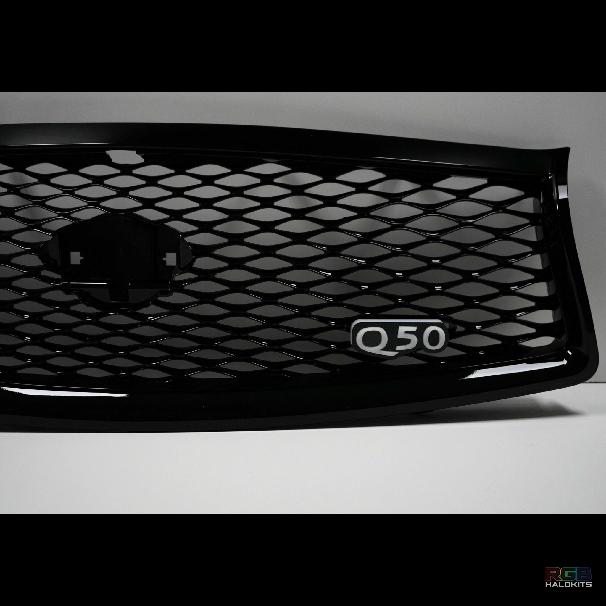 Q50 Flow Series LED Badge – Custom Multicolor LED Lighting by RGB Halo Kits