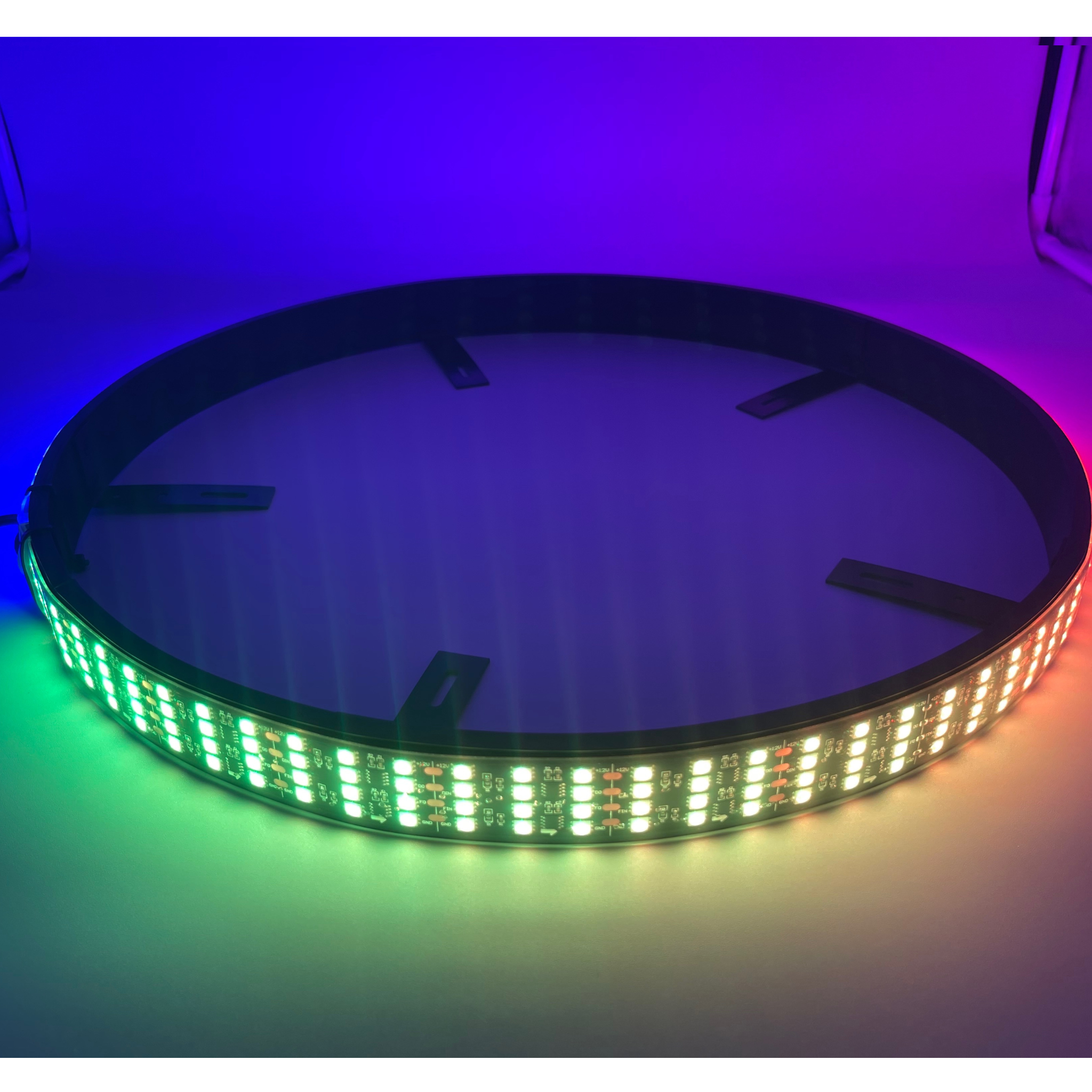 Quad 4 Row LED Wheel Ring (Replacements) – Custom Multicolor LED Lighting by RGB Halo Kits