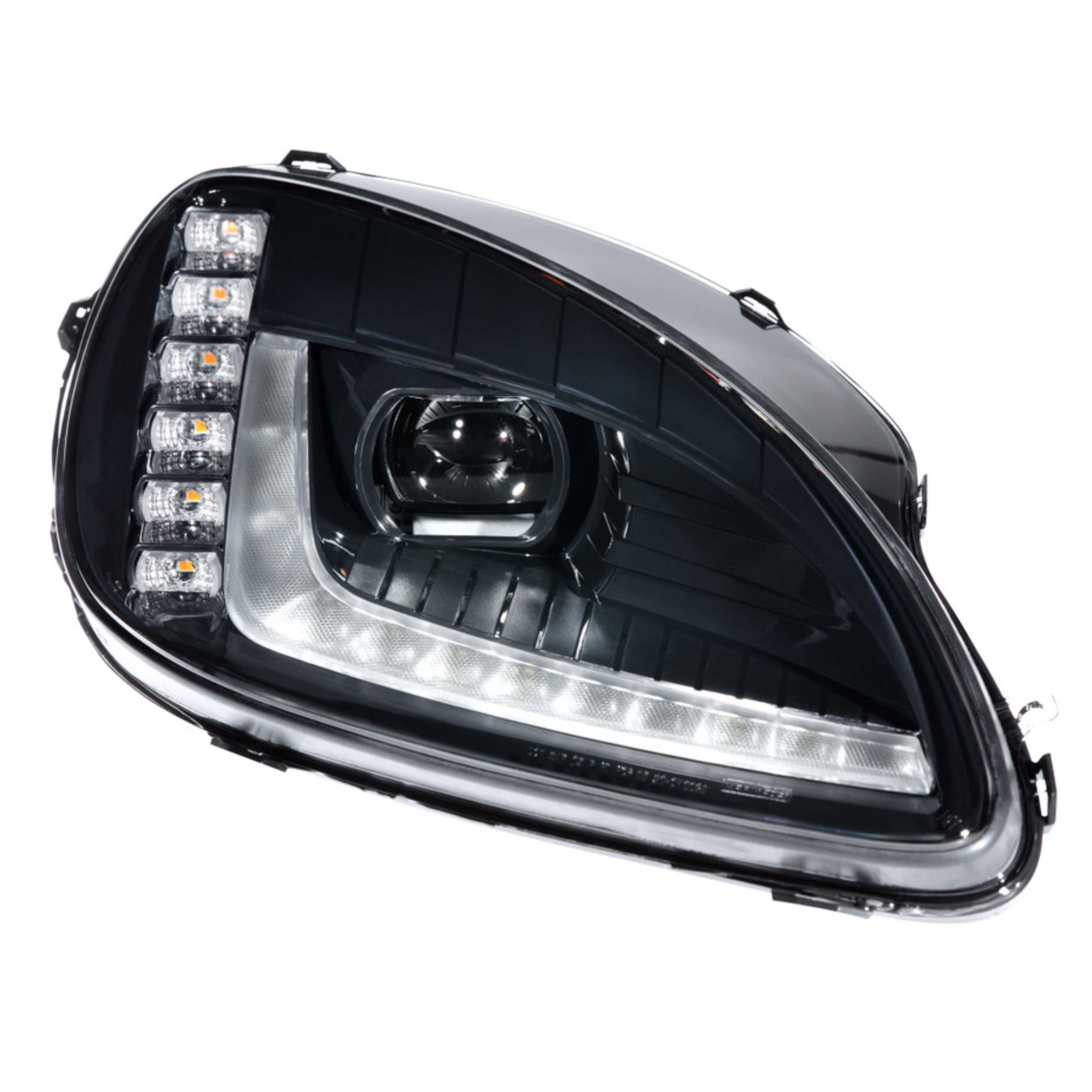 2005-2013 Chevrolet Corvette: Multicolor Built Morimoto XB Headlights - RGB Halo Kits Multicolor Flow Series Color Chasing RGBWA LED headlight kit Colorshift Oracle Lighting Trendz OneUpLighting Morimoto theretrofitsource AutoLEDTech Diode Dynamics