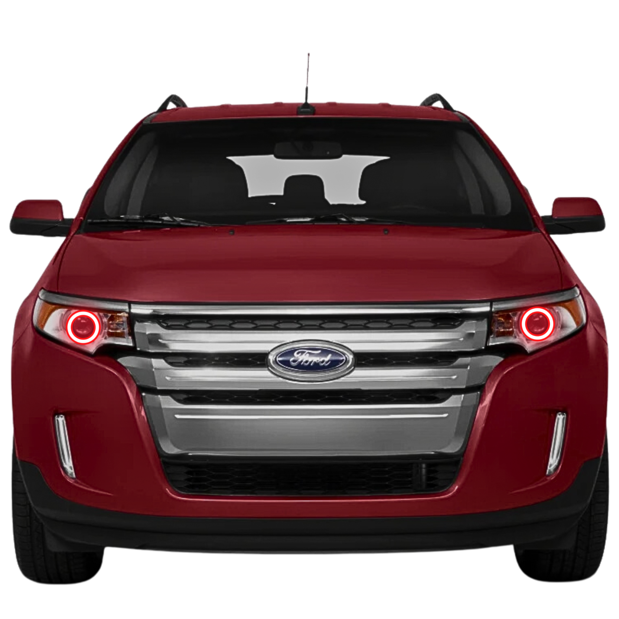 2011-2014 Ford Edge Multicolor Halo Kit - RGB Halo Kits Multicolor Flow Series Color Chasing RGBWA LED headlight kit Colorshift Oracle Lighting Trendz OneUpLighting Morimoto theretrofitsource AutoLEDTech Diode Dynamics