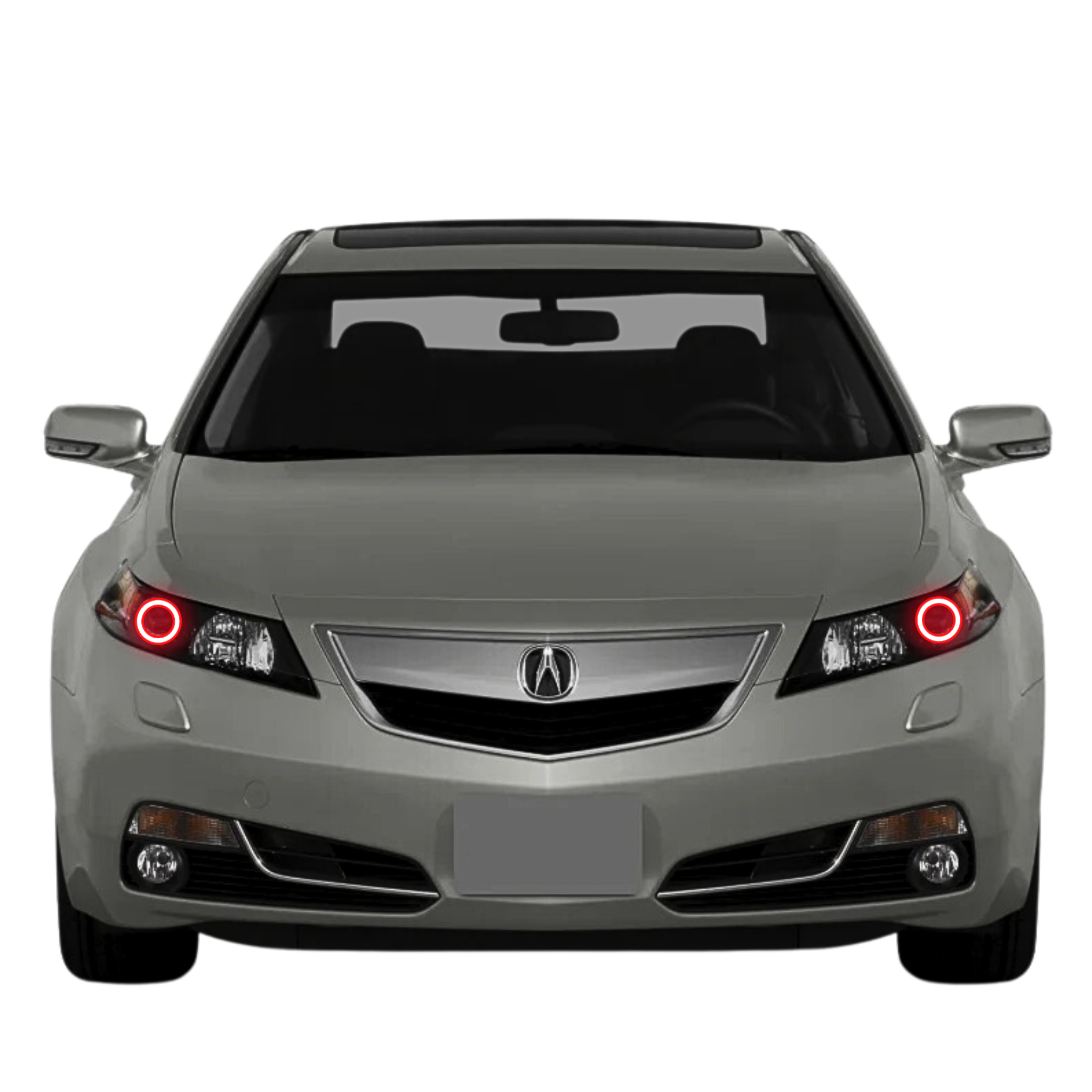 2009-2014 Acura TL Multicolor Halo Kit - RGB Halo Kits Multicolor Flow Series Color Chasing RGBWA LED headlight kit Colorshift Oracle Lighting Trendz OneUpLighting Morimoto theretrofitsource AutoLEDTech Diode Dynamics