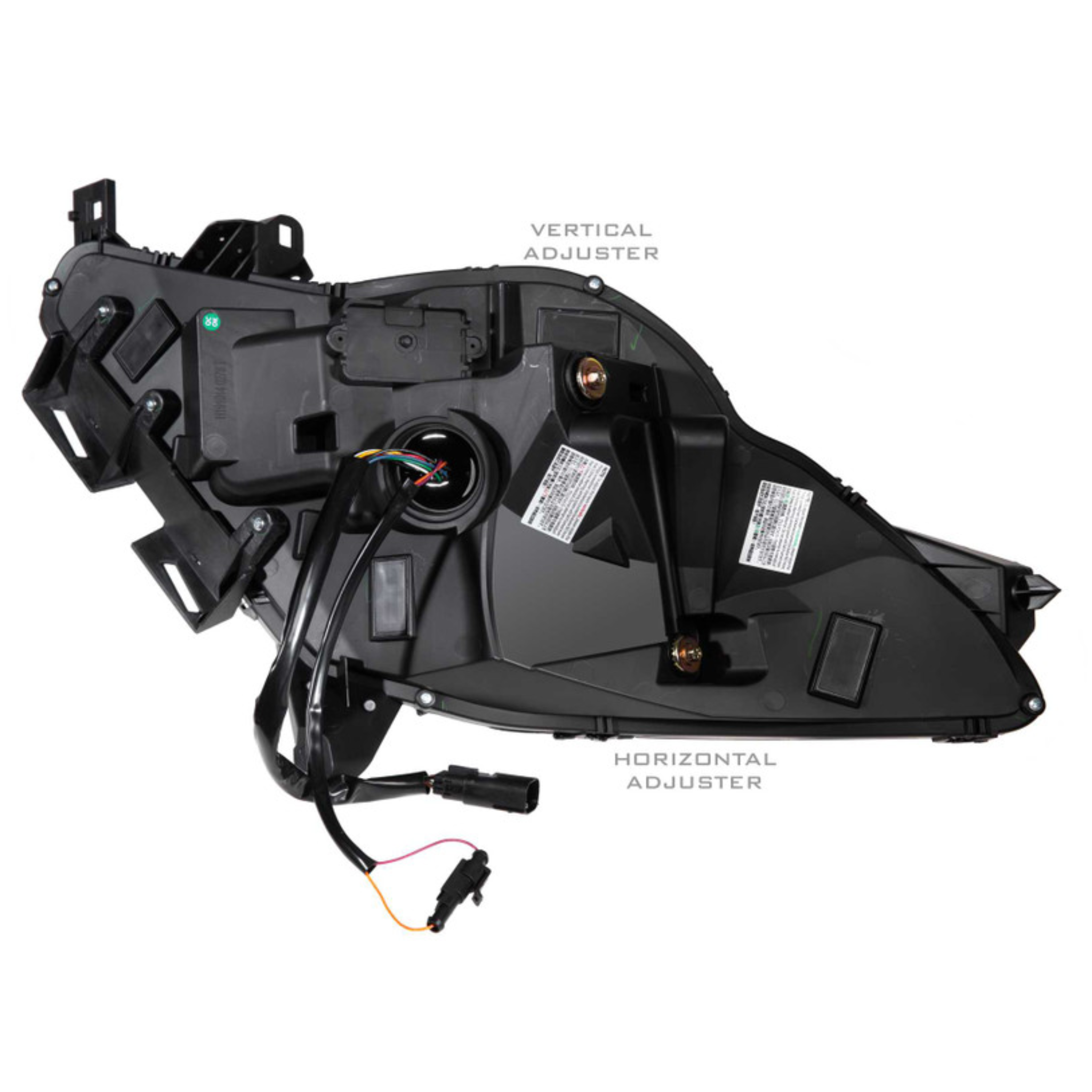 2014-2019 Chevrolet Corvette: Multicolor Prebuilt XB Headlights - RGB Halo Kits Multicolor Flow Series Color Chasing RGBWA LED headlight kit Oracle Lighting Trendz OneUpLighting Morimoto theretrofitsource AutoLEDTech Diode Dynamics