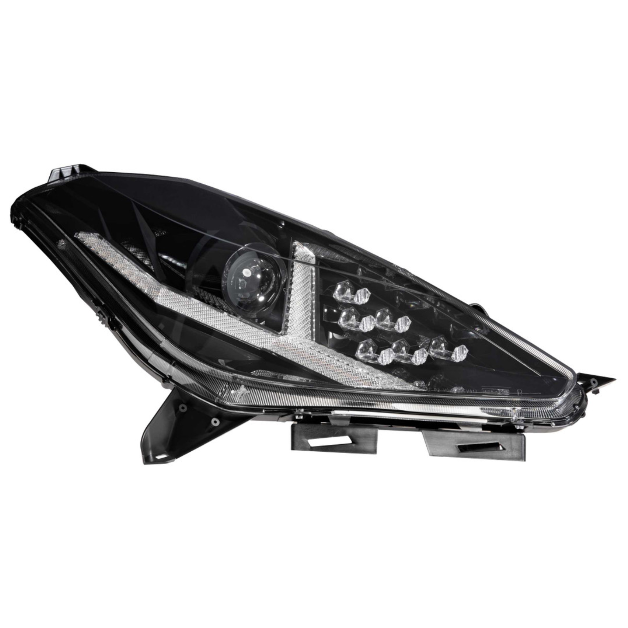 2014-2019 Chevrolet Corvette: Multicolor Prebuilt XB Headlights - RGB Halo Kits Multicolor Flow Series Color Chasing RGBWA LED headlight kit Oracle Lighting Trendz OneUpLighting Morimoto theretrofitsource AutoLEDTech Diode Dynamics