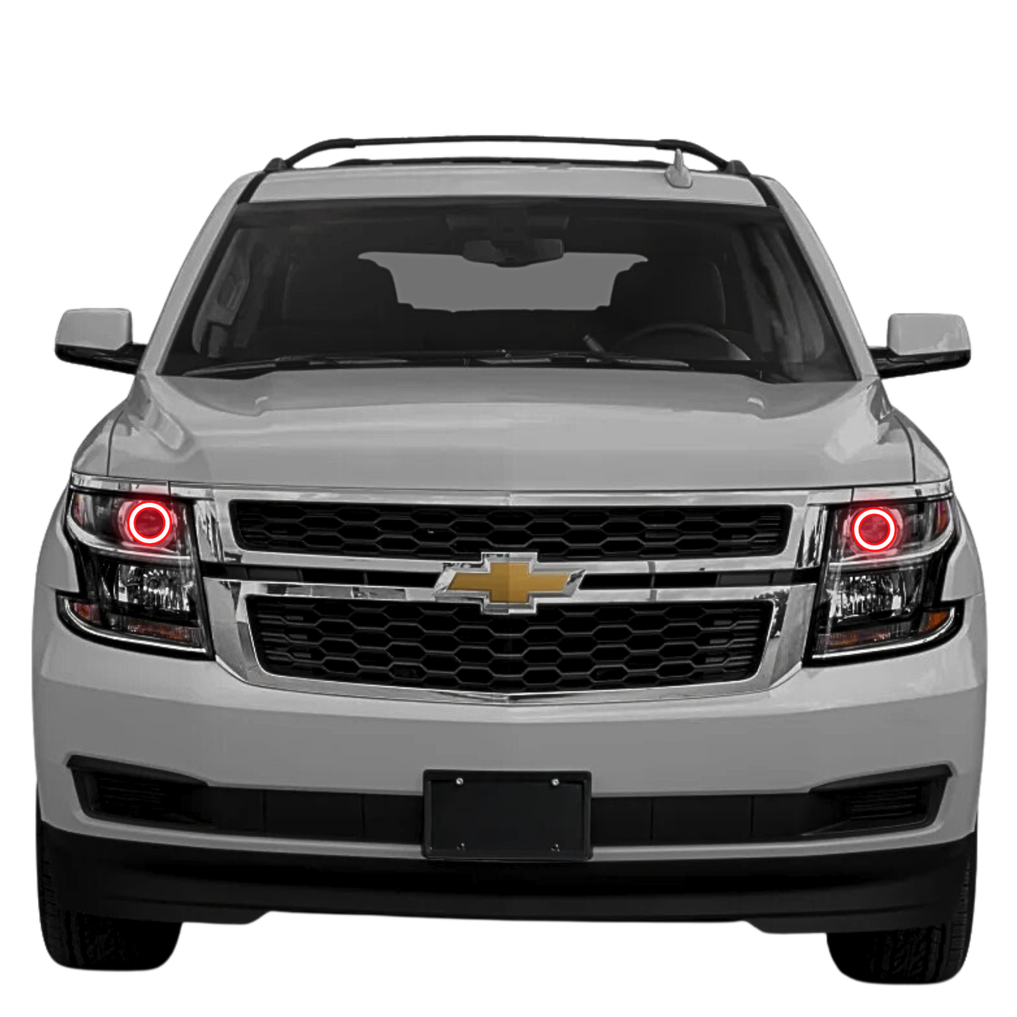 2015-2018 Chevy Suburban Multicolor Halo Kit - RGB Halo Kits Multicolor Flow Series Color Chasing RGBWA LED headlight kit Oracle Lighting Trendz OneUpLighting Morimoto theretrofitsource AutoLEDTech Diode Dynamics