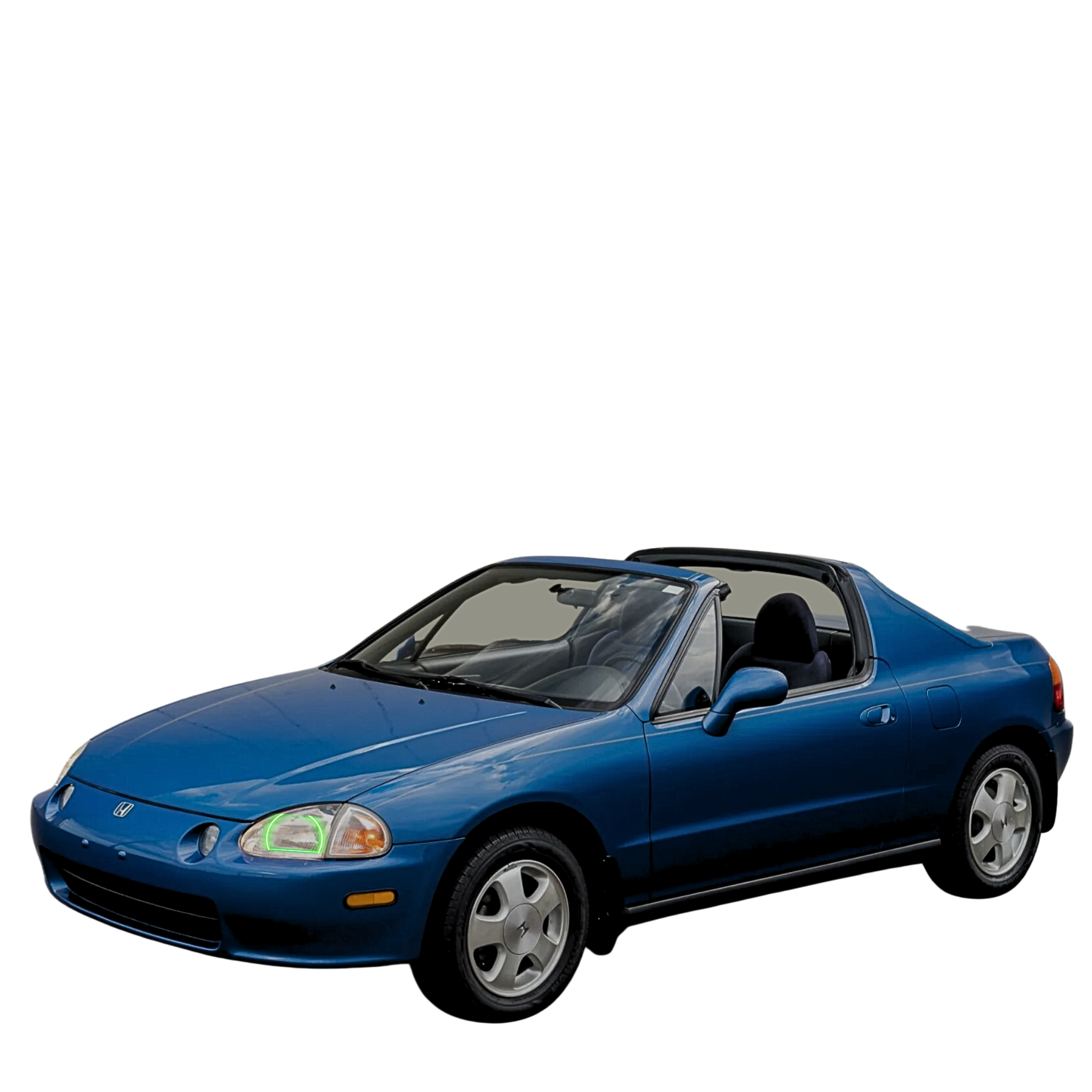 1994-1997 Honda Del Sol Multicolor Halo Kit - RGB Halo Kits Multicolor Flow Series Color Chasing RGBWA LED headlight kit Oracle Lighting Trendz OneUpLighting Morimoto theretrofitsource AutoLEDTech Diode Dynamics