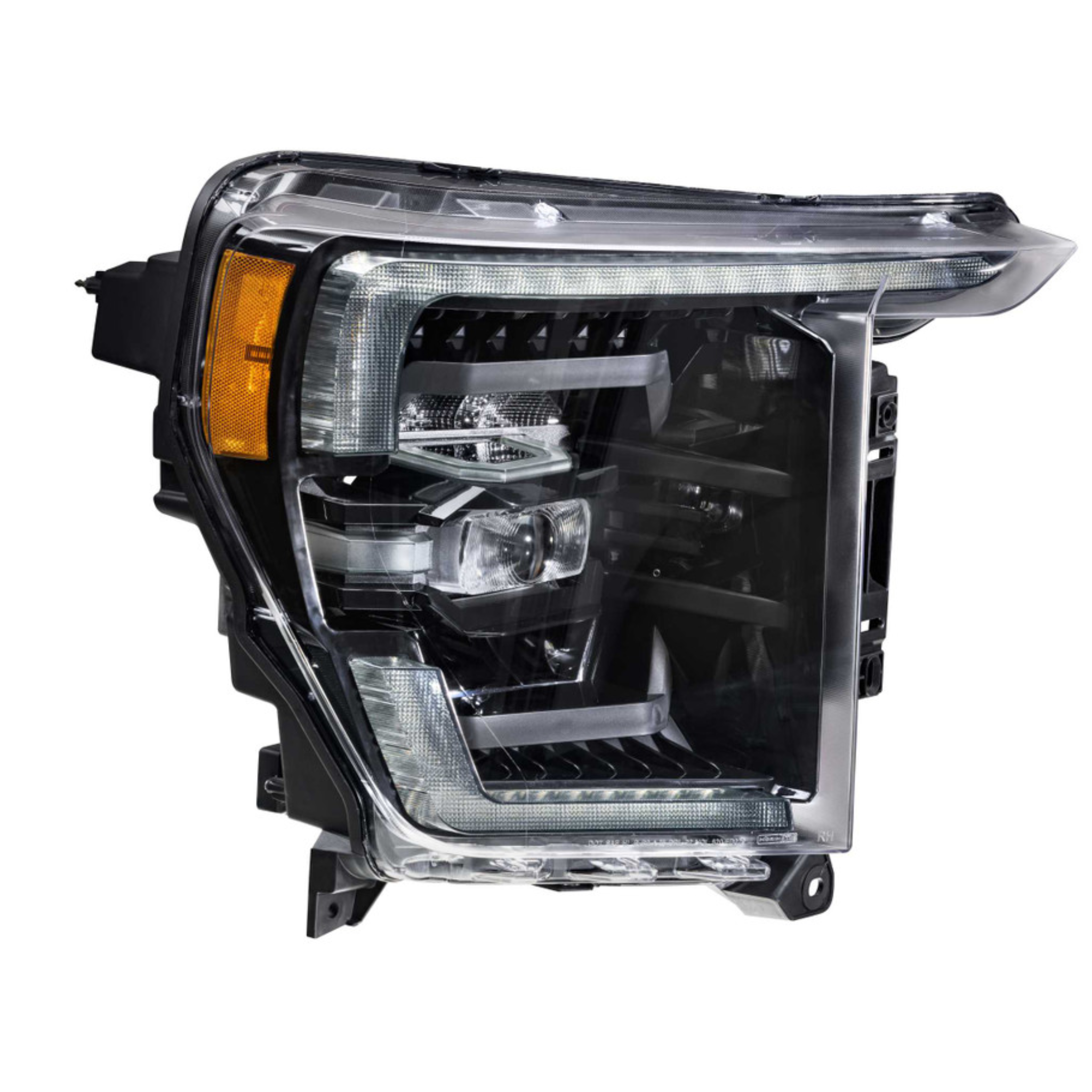 2021-2023 Ford F-150: Multicolor Prebuilt XB Headlights - RGB Halo Kits Multicolor Flow Series Color Chasing RGBWA LED headlight kit Colorshift Oracle Lighting Trendz OneUpLighting Morimoto theretrofitsource AutoLEDTech Diode Dynamics
