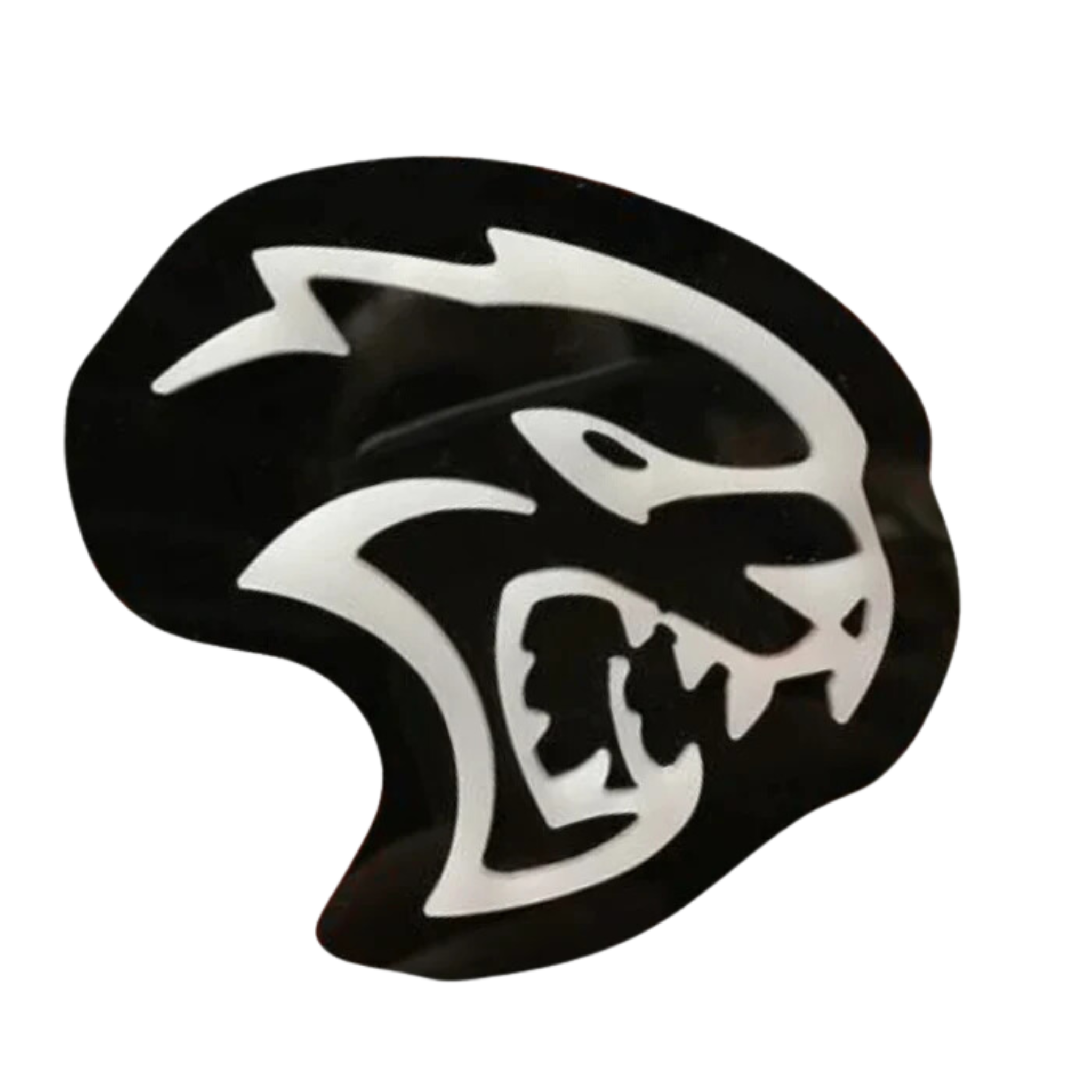 Hellcat Head RGB Illuminated LED Emblem Logo - RGB Halo Kits Multicolor Flow Series Color Chasing RGBWA LED headlight kit Oracle Lighting Trendz OneUpLighting Morimoto theretrofitsource AutoLEDTech Diode Dynamics