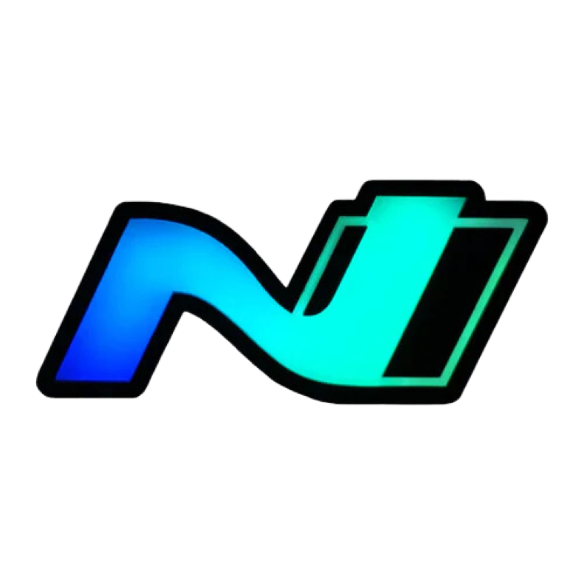 N Badge : Illuminated Multicolor LED Badge