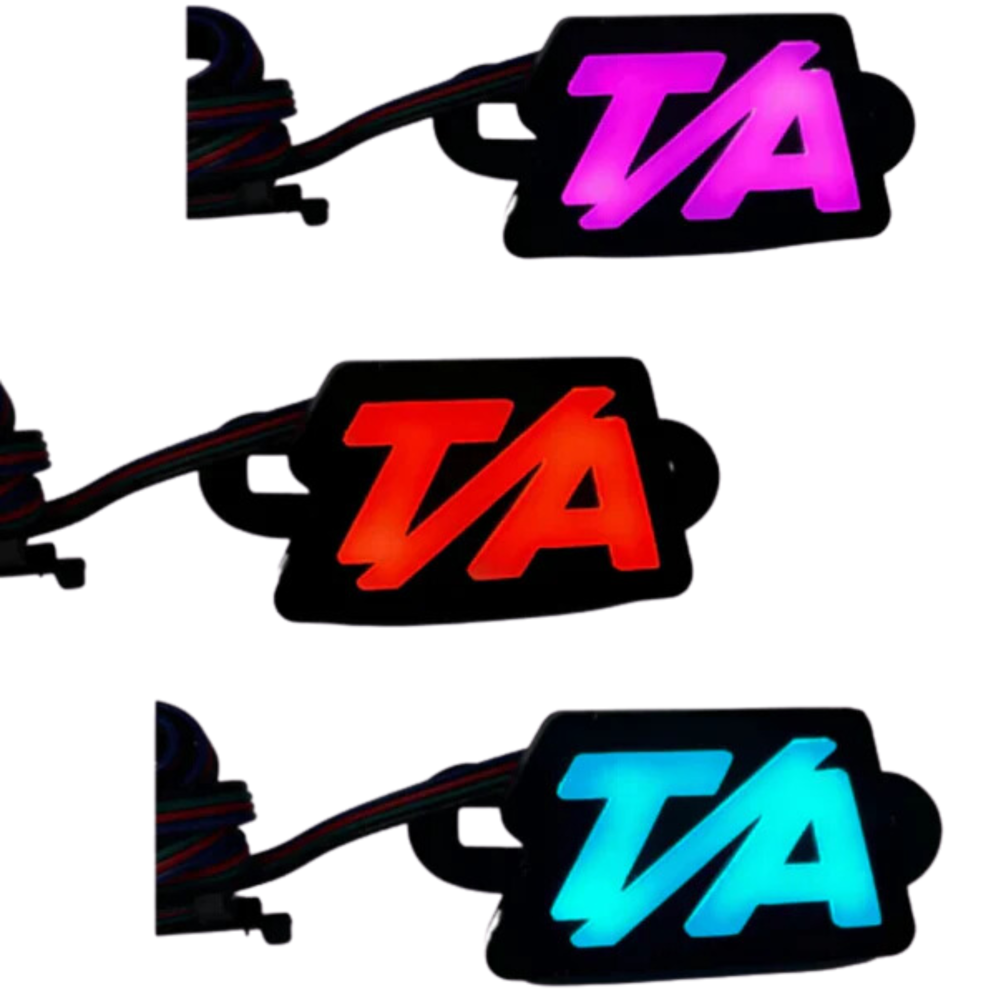 T/A RGB Illuminated LED Emblem Badge