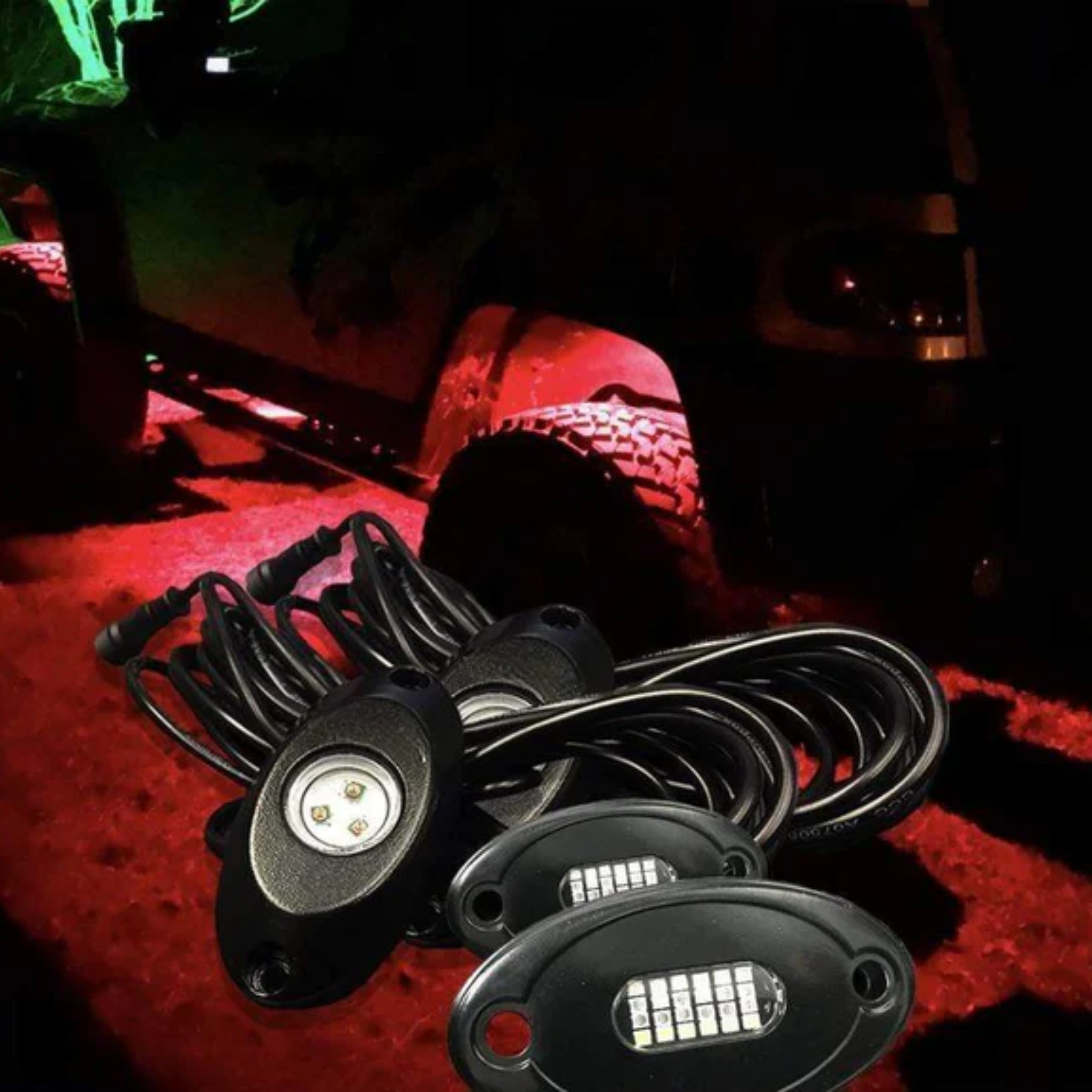 RGBW High Powered Rock Lights – Custom Multicolor LED Lighting by RGB Halo Kits