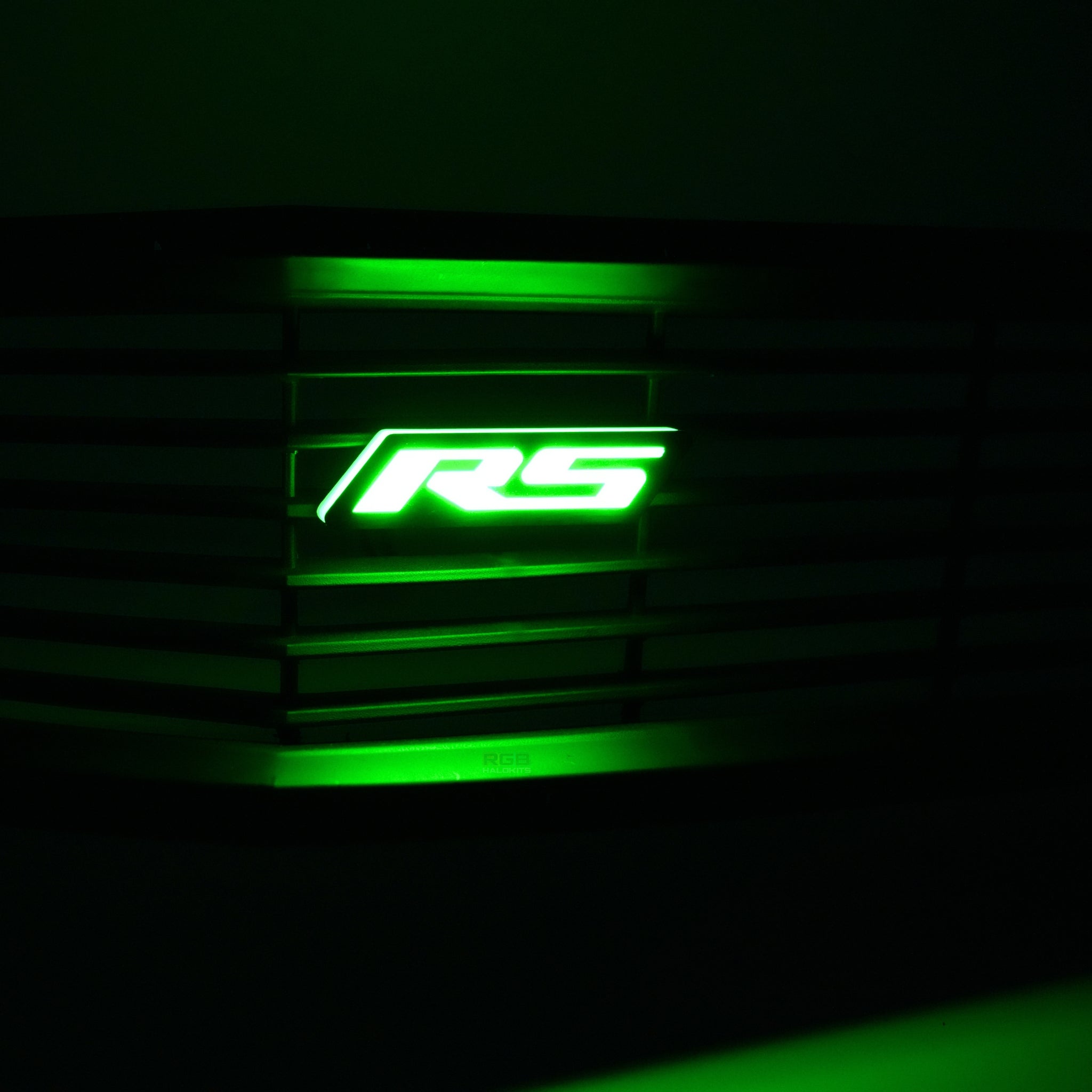 RS LED Emblem Badge: (Multicolor Flow) – Custom Multicolor LED Lighting by RGB Halo Kits
