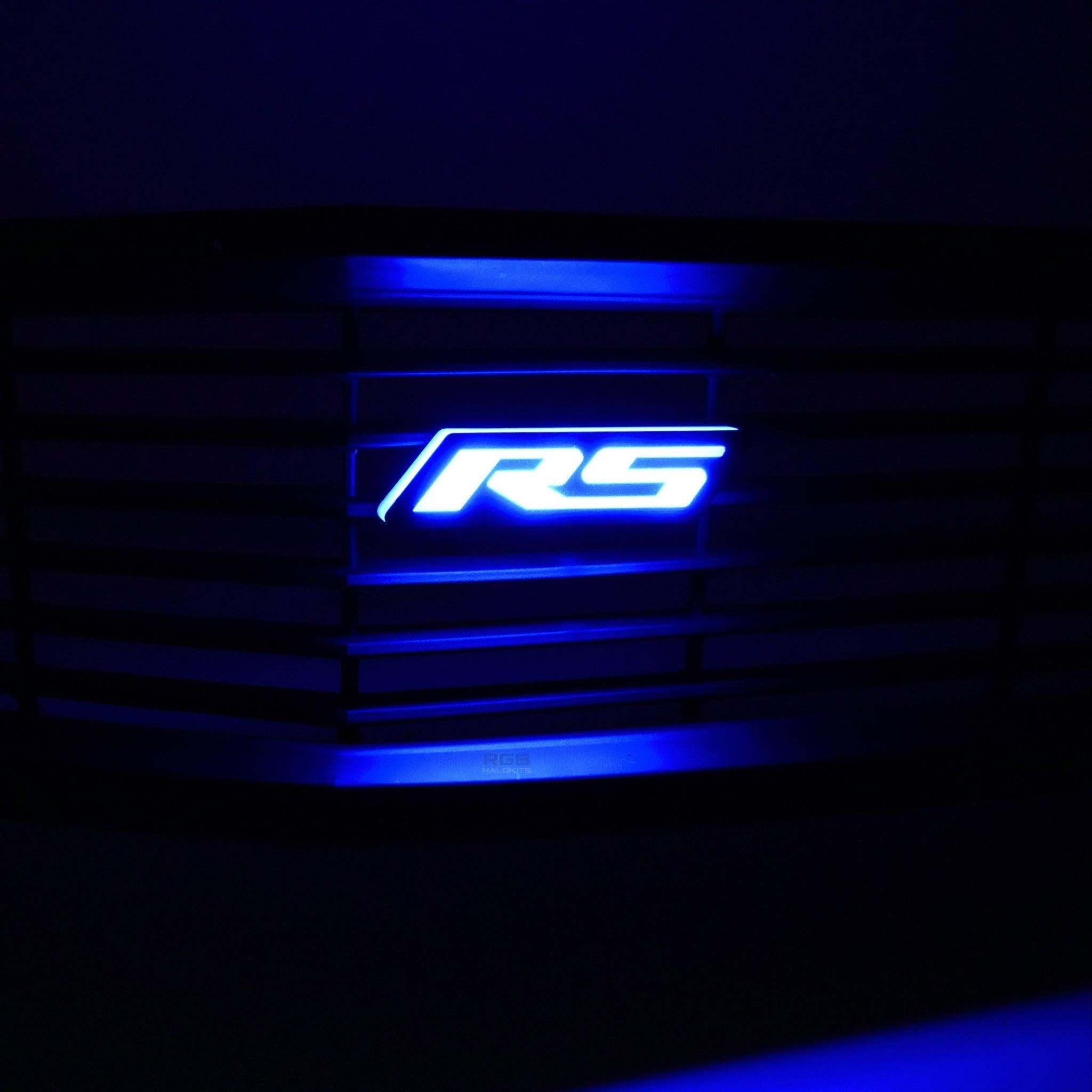 RS LED Emblem Badge: (Multicolor Flow) – Custom Multicolor LED Lighting by RGB Halo Kits