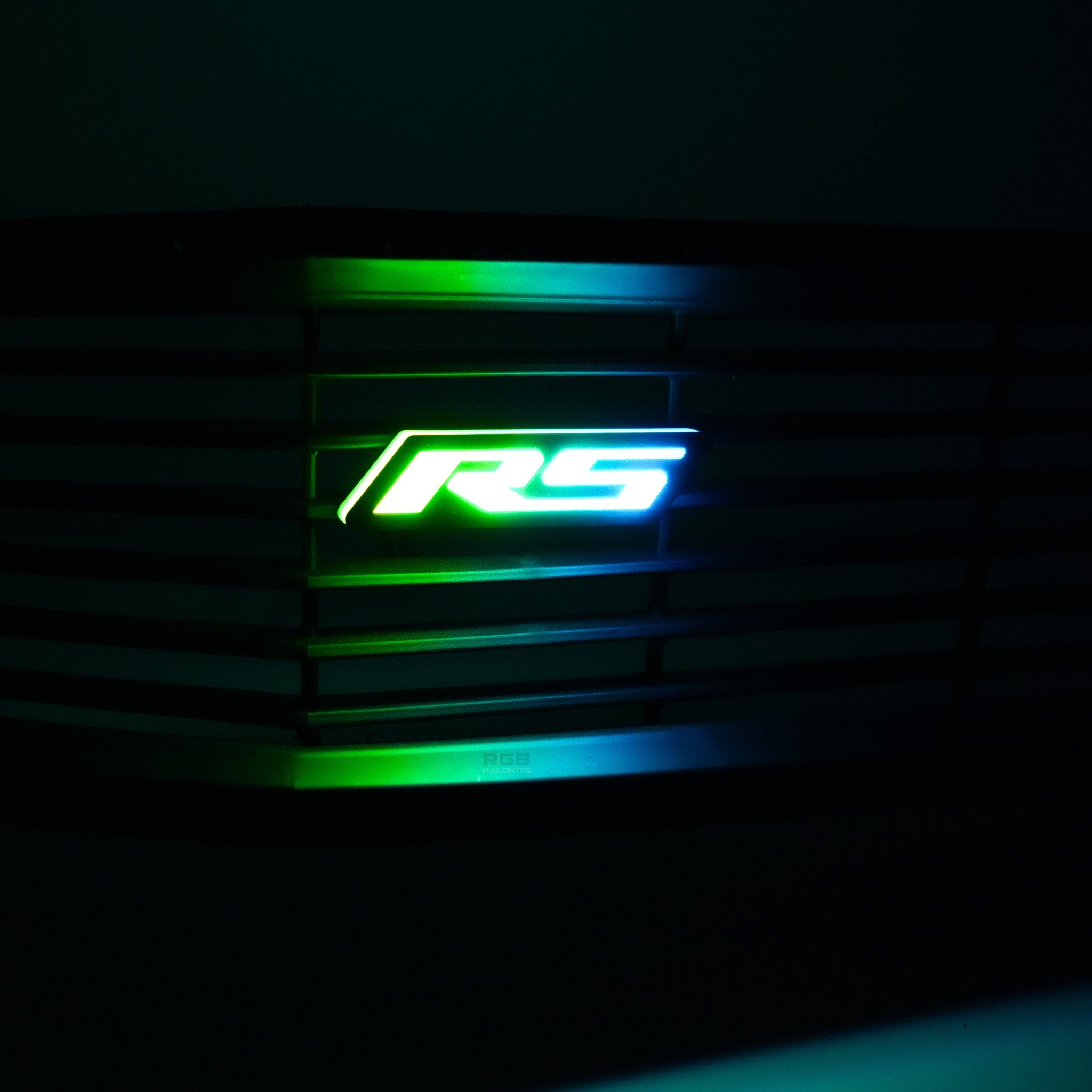 RS LED Emblem Badge: (Multicolor Flow) – Custom Multicolor LED Lighting by RGB Halo Kits