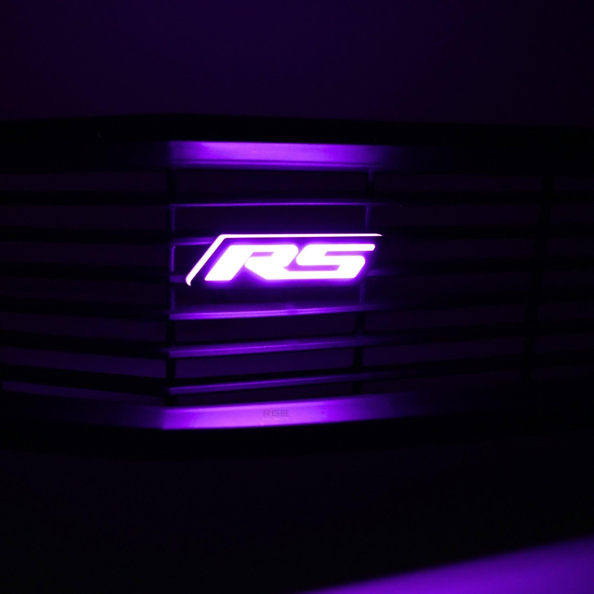 RS LED Emblem Badge: (Multicolor Flow) – Custom Multicolor LED Lighting by RGB Halo Kits