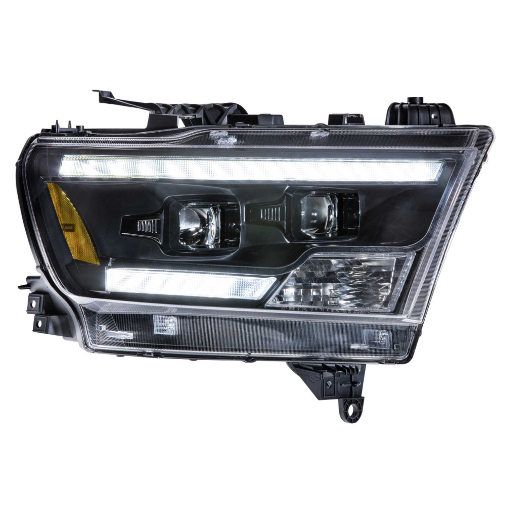 Ram 1500: LED HEADLIGHTS (2019 - 2024) | XB Hybrid – Custom Multicolor LED Lighting by RGB Halo Kits