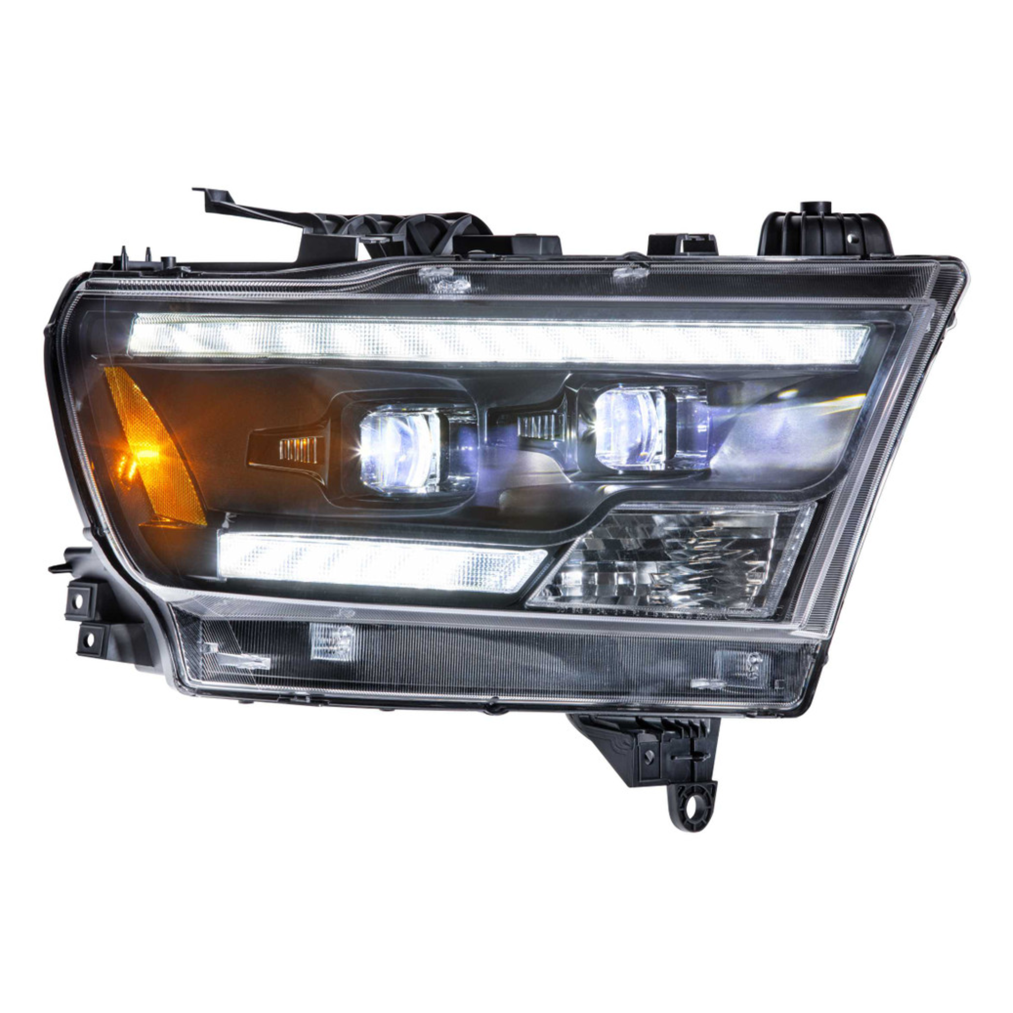 Ram 1500: LED HEADLIGHTS (2019 - 2024) | XB Hybrid – Custom Multicolor LED Lighting by RGB Halo Kits