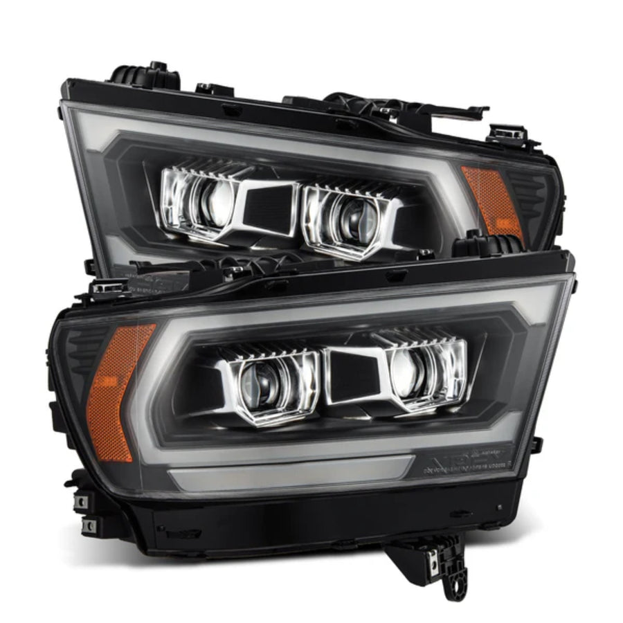 Ram 1500 (MK II 2500 Style) Headlights (2019-2024) | Alpharex – Custom Multicolor LED Lighting by RGB Halo Kits