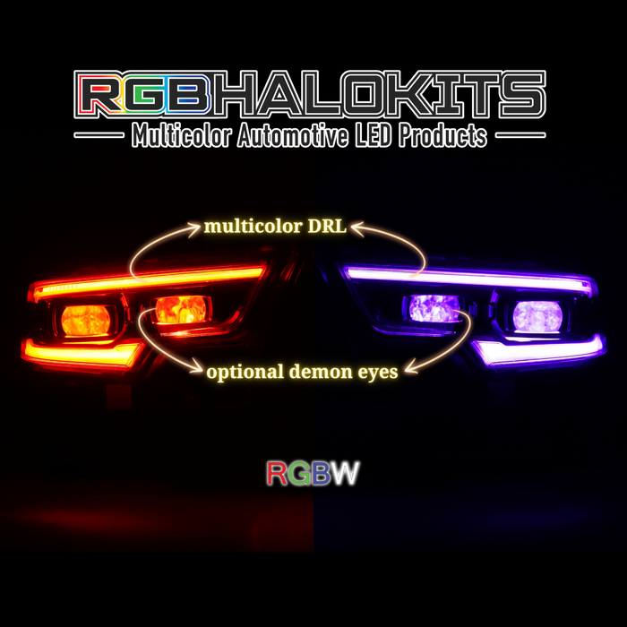 Ram 1500 / TRX RGBW DRL Boards (2019-2024) – Custom Multicolor LED Lighting by RGB Halo Kits
