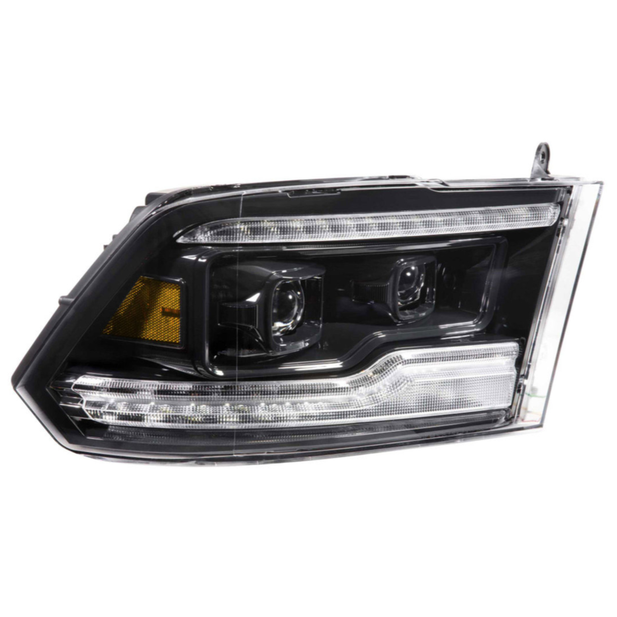 Ram 1500 / HD: Multicolor Flow Series Headlights w/ Demon eyes (2009-2024) | XB Morimoto – Custom Multicolor LED Lighting by RGB Halo Kits