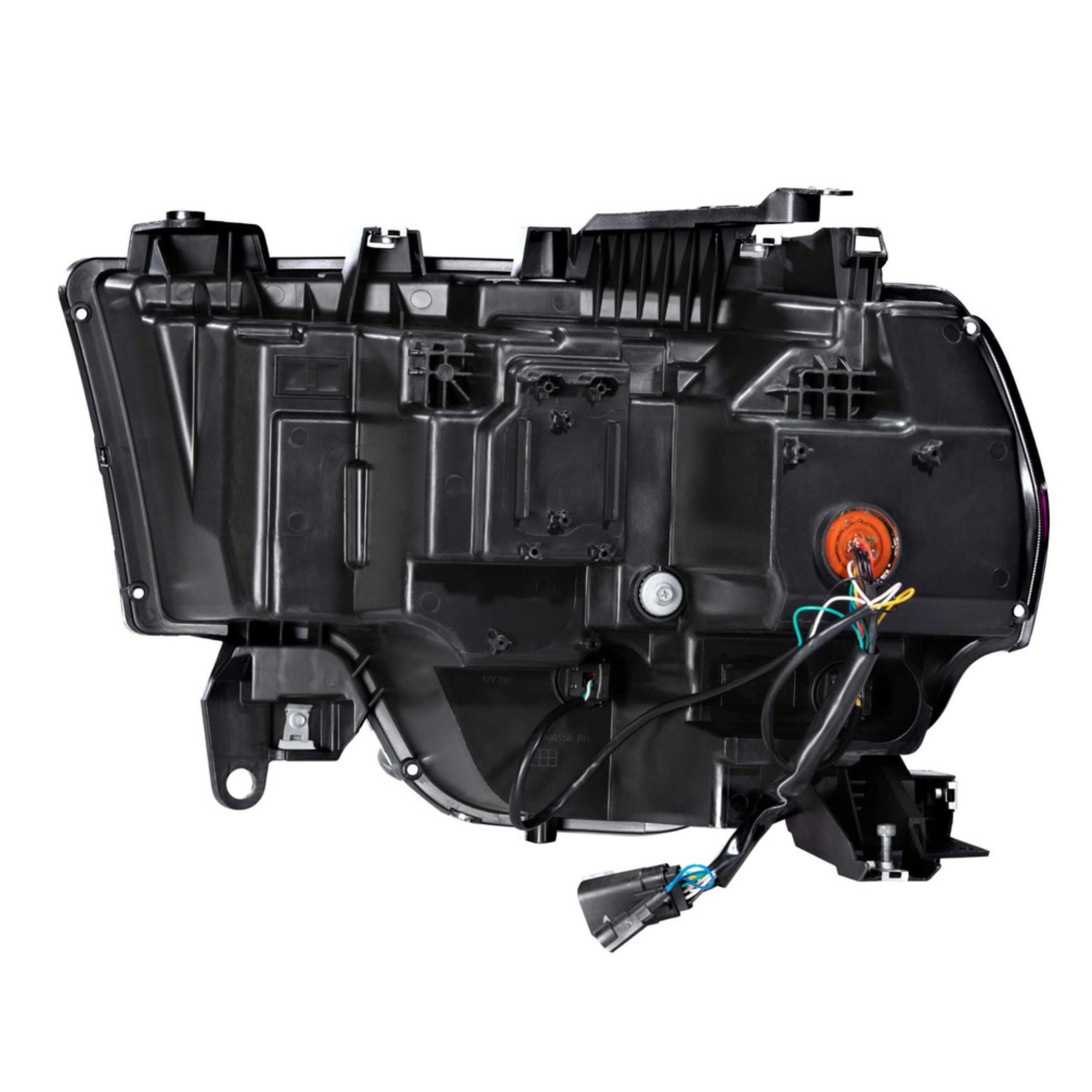 Ram HD: Multicolor Flow Series Headlights (2019-2024) | XB Hybrid Morimoto – Custom Multicolor LED Lighting by RGB Halo Kits