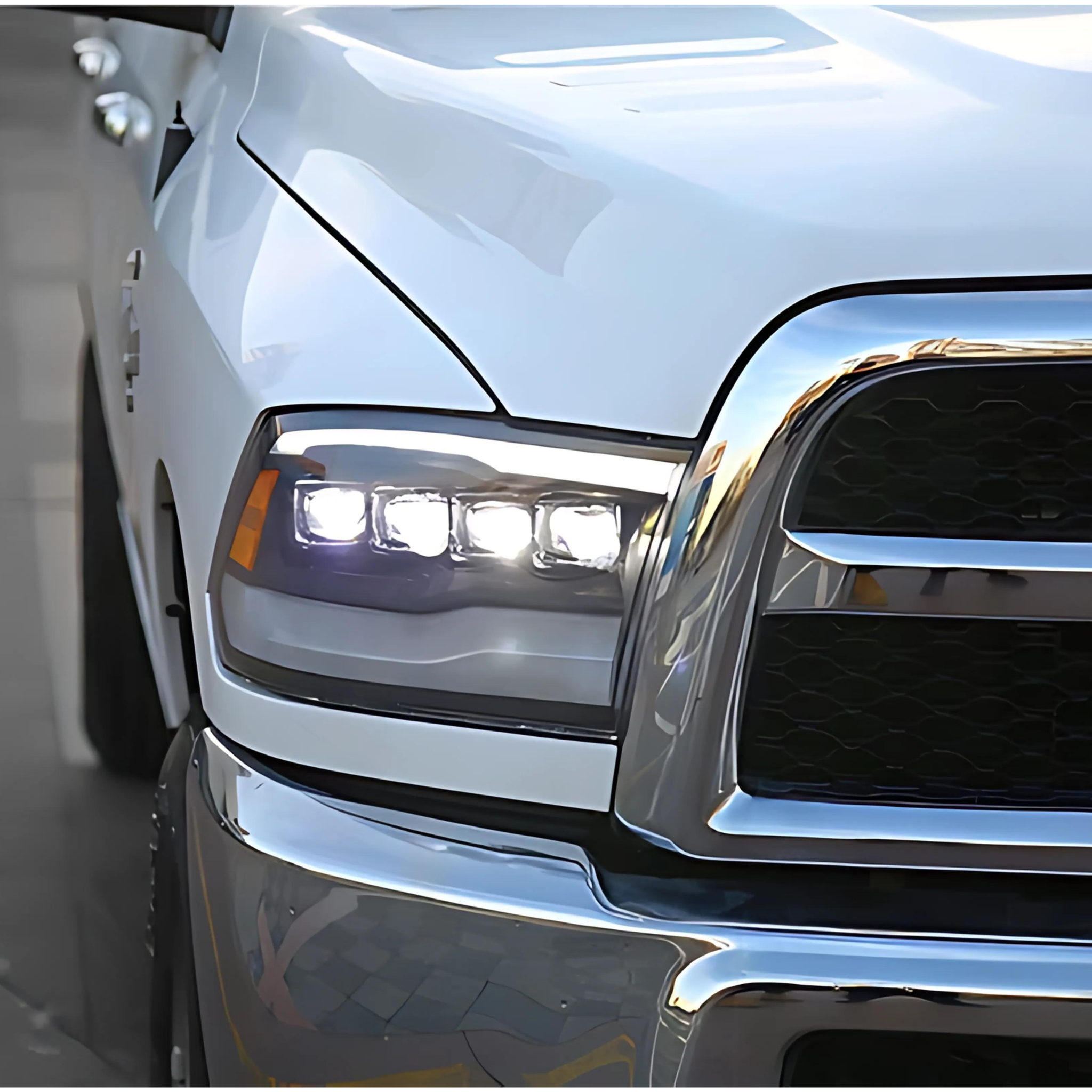 Ram Truck LED Projector Headlights (2009-2018) | Alpharex – Custom Multicolor LED Lighting by RGB Halo Kits