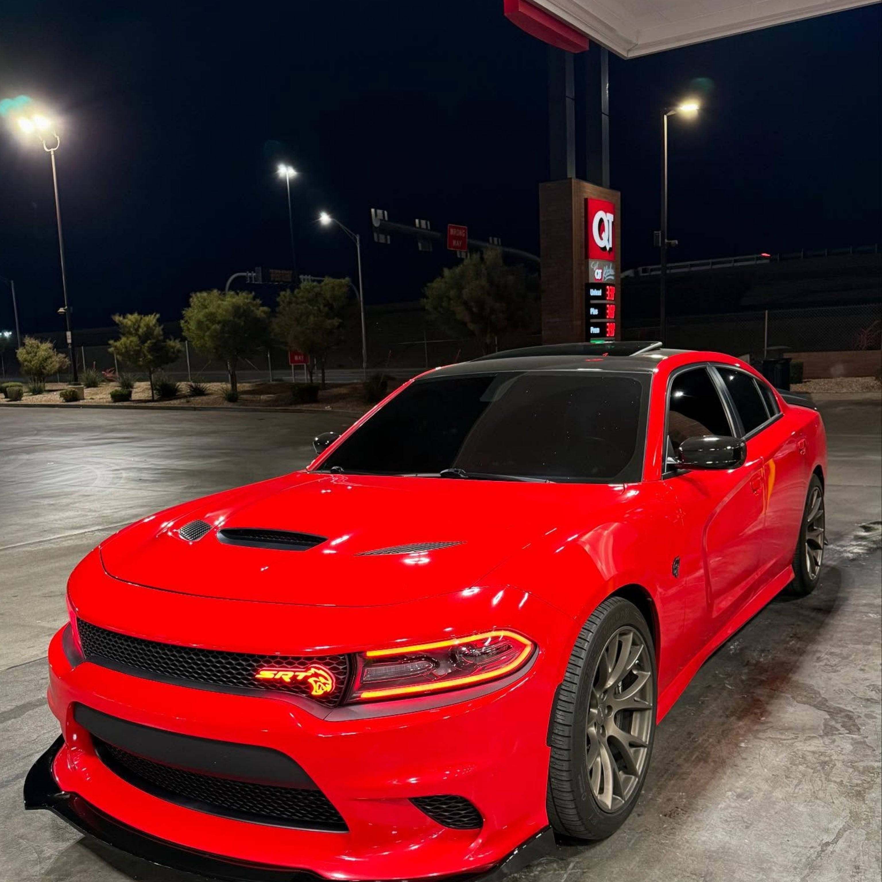 SRT Hellcat LED Emblem Badge: (Multicolor) – Custom Multicolor LED Lighting by RGB Halo Kits