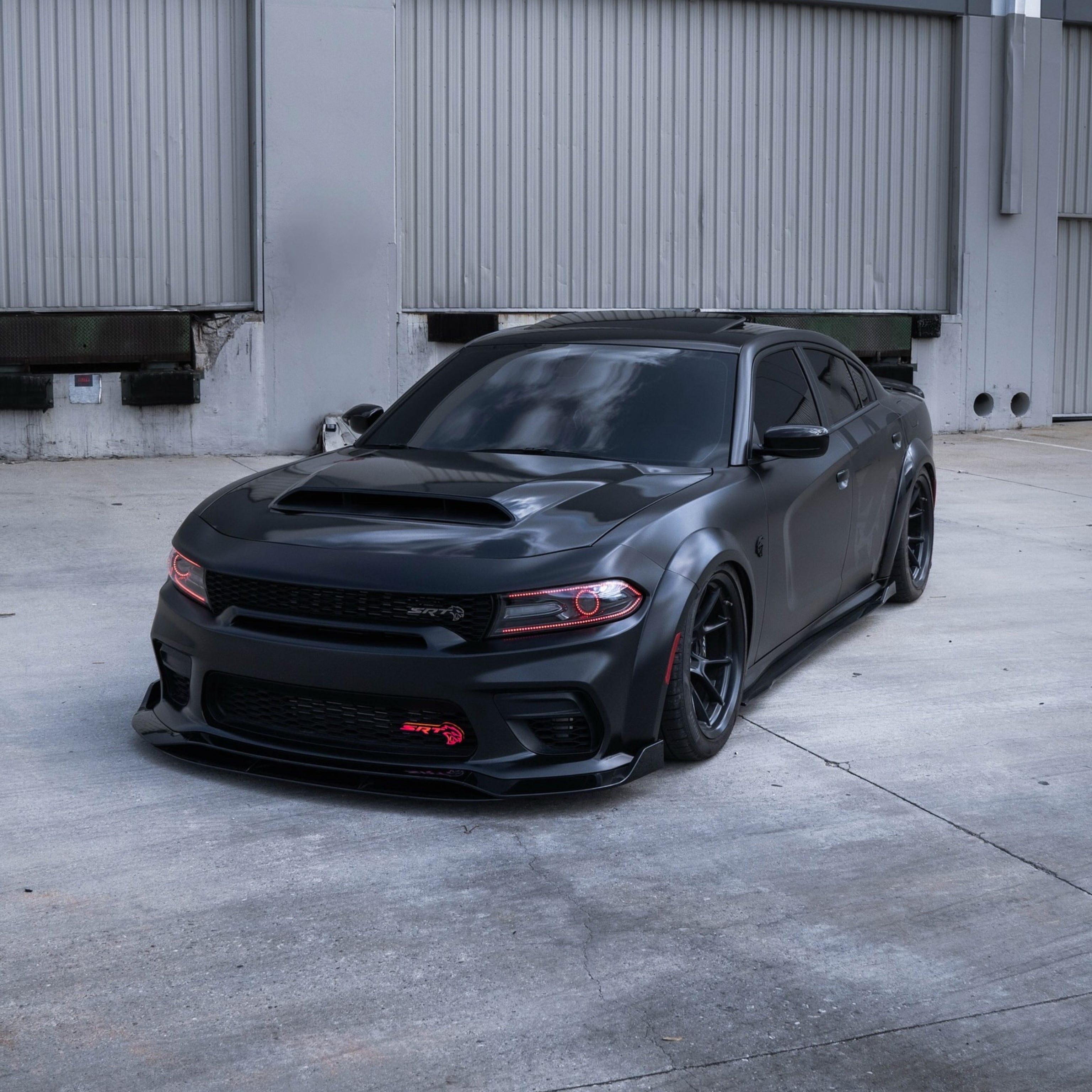 SRT Hellcat LED Emblem Badge: (Multicolor) – Custom Multicolor LED Lighting by RGB Halo Kits