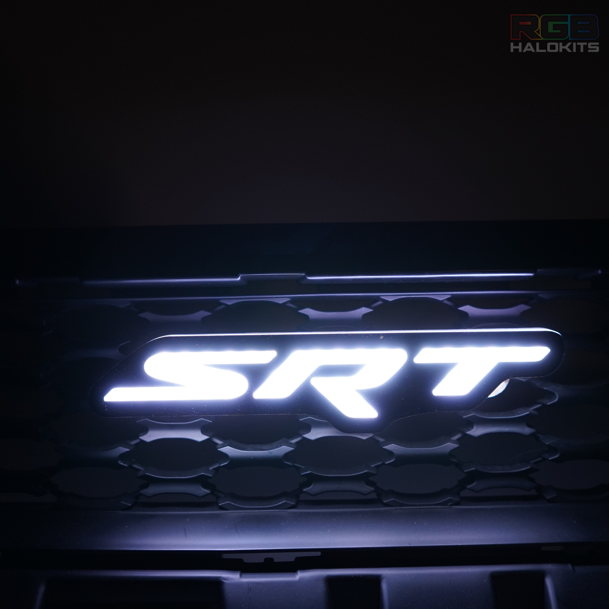 SRT LED Emblem Badge: (Multicolor) – Custom Multicolor LED Lighting by RGB Halo Kits