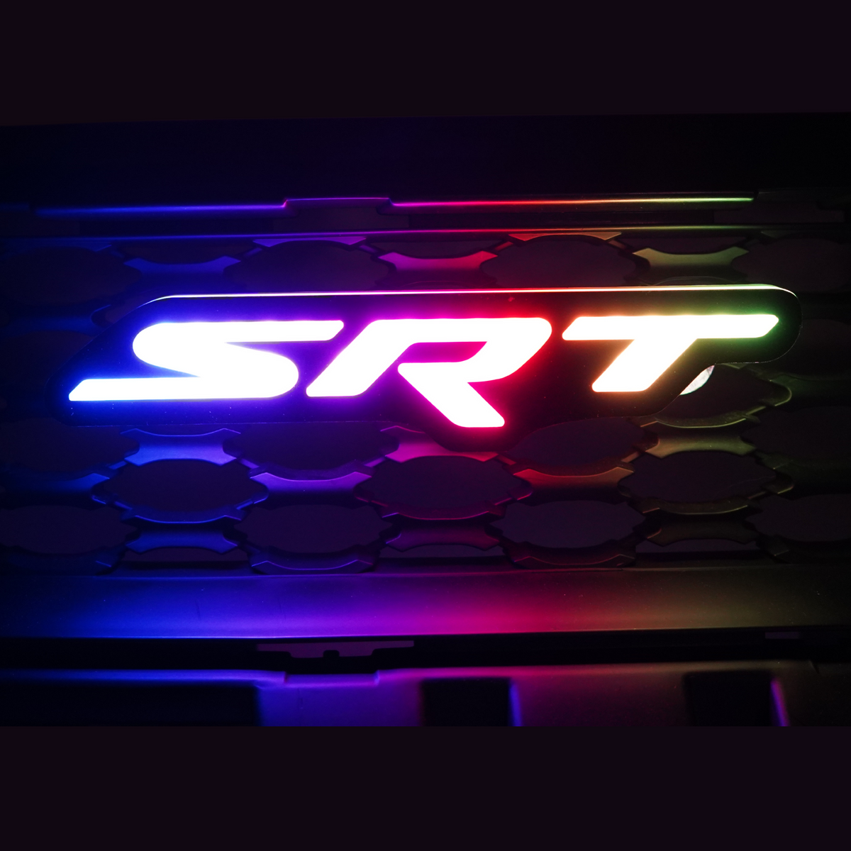 SRT LED Emblem Badge: (Multicolor) β product view