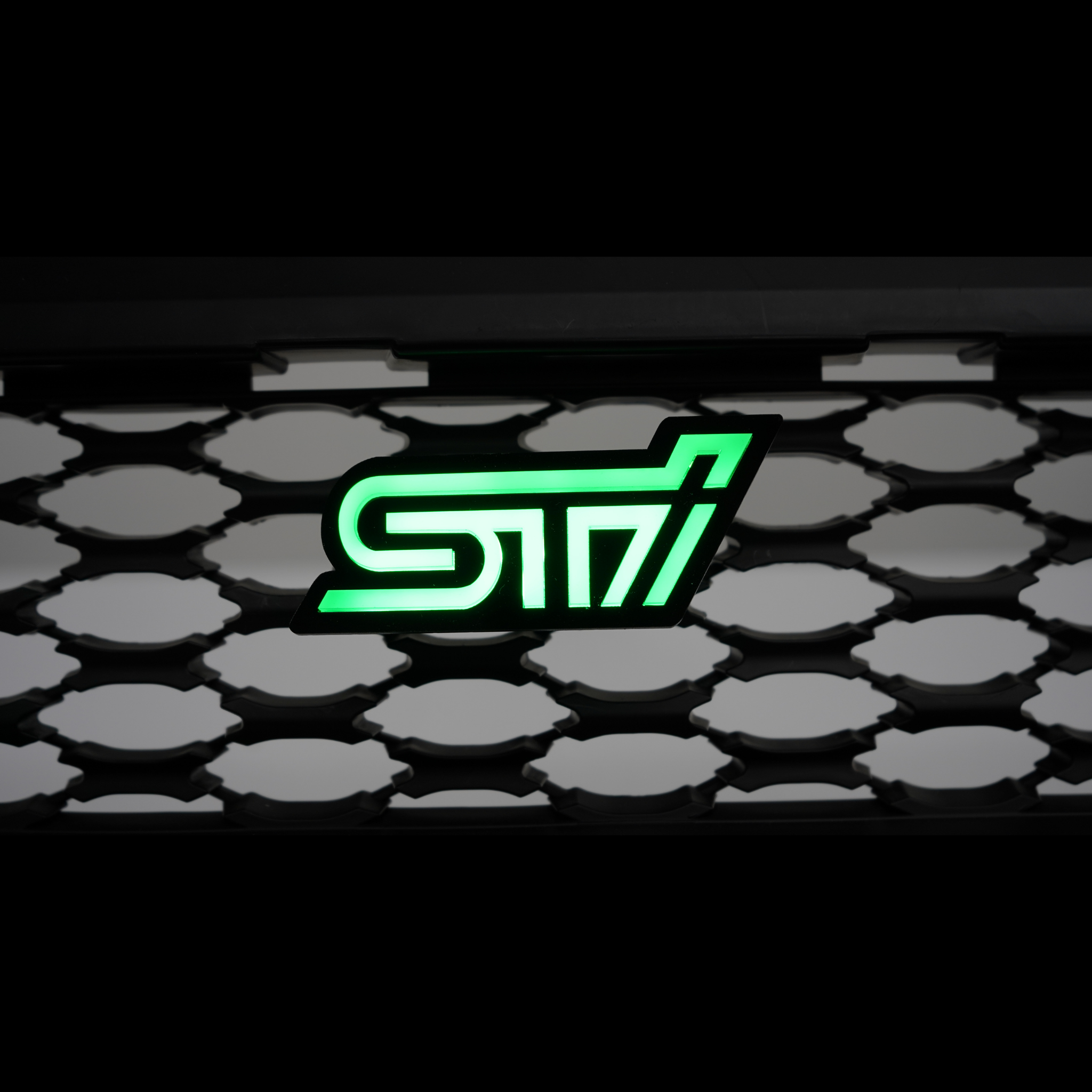 STI LED Badge: Multicolor Flow (2010-2023) | Lit Logos – Custom Multicolor LED Lighting by RGB Halo Kits