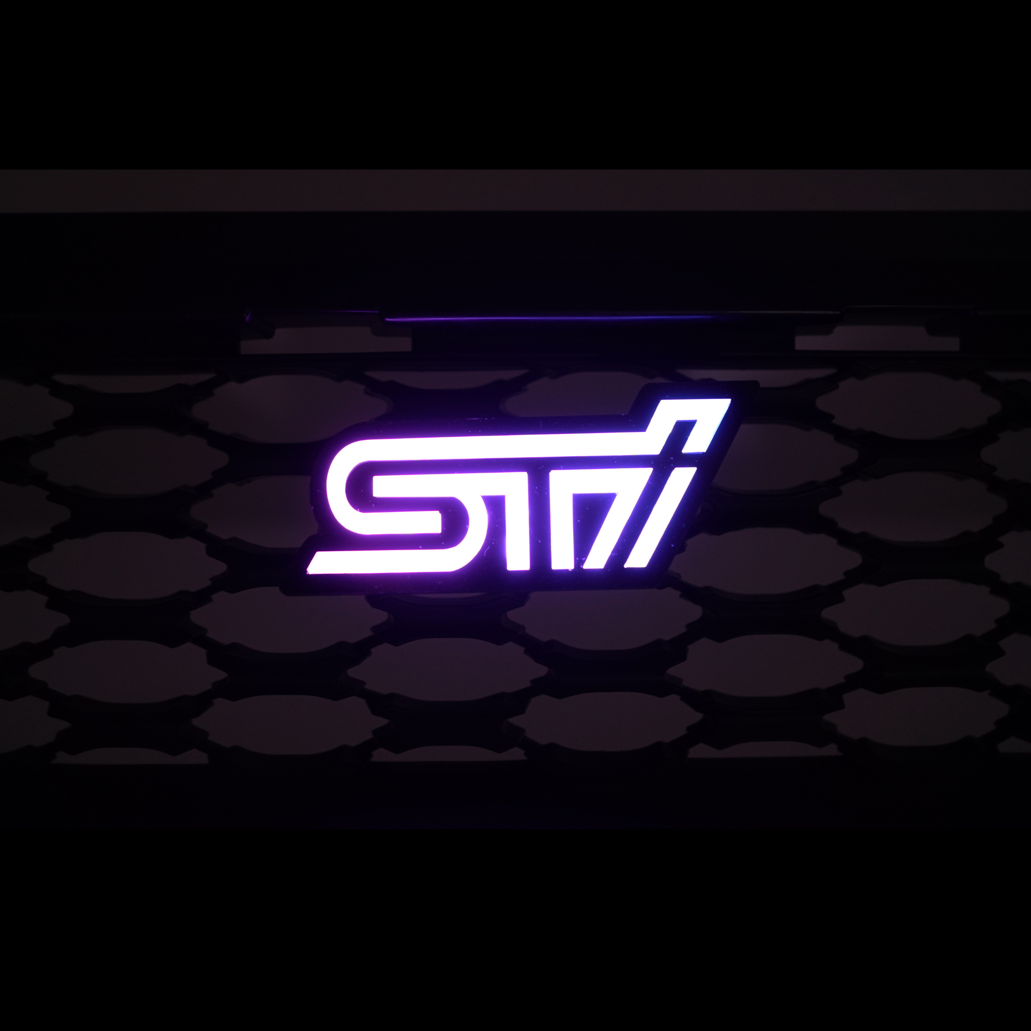 STI LED Badge: Multicolor Flow (2010-2023) | Lit Logos – Custom Multicolor LED Lighting by RGB Halo Kits