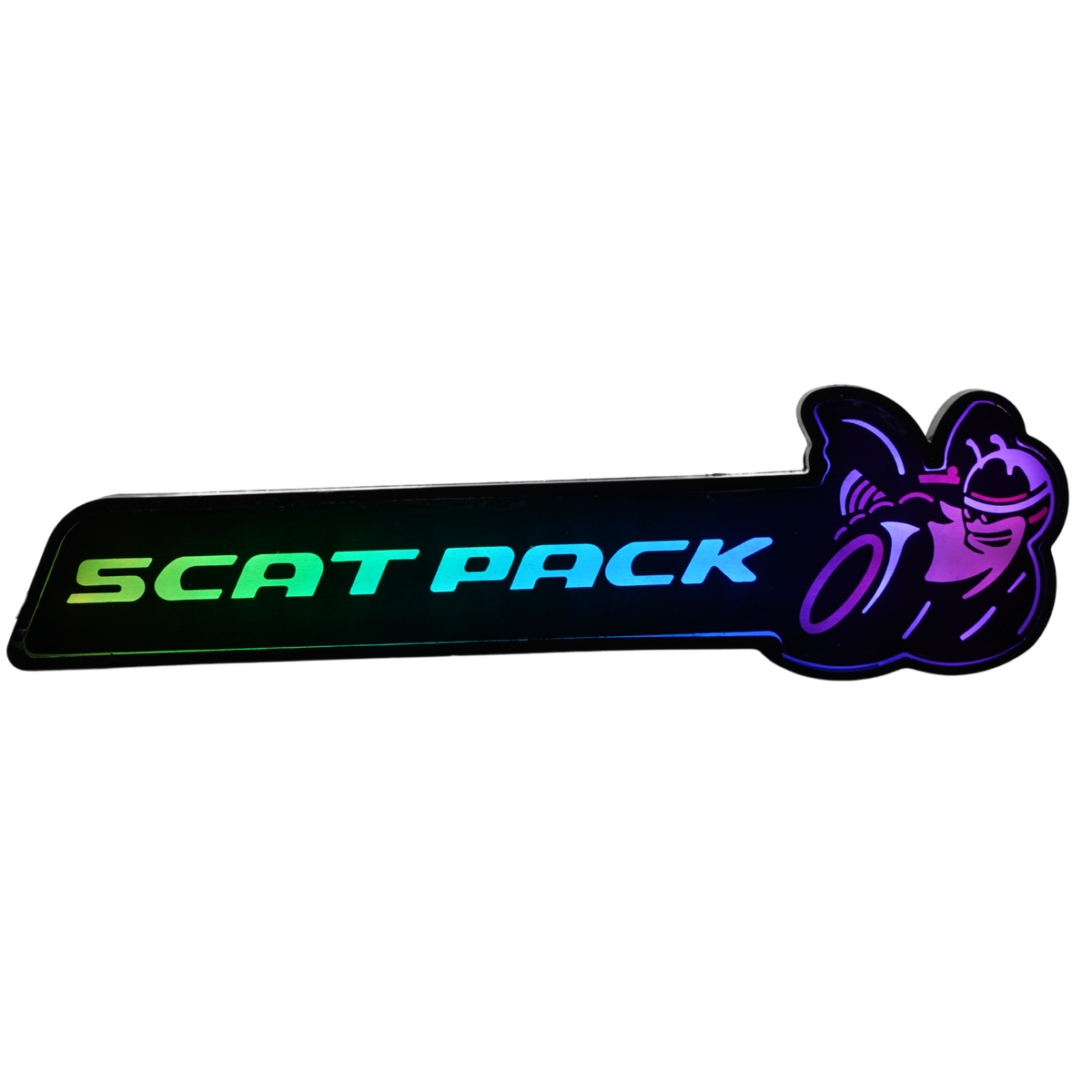 Scatpack LED Emblem Badge: (Multicolor) — product view