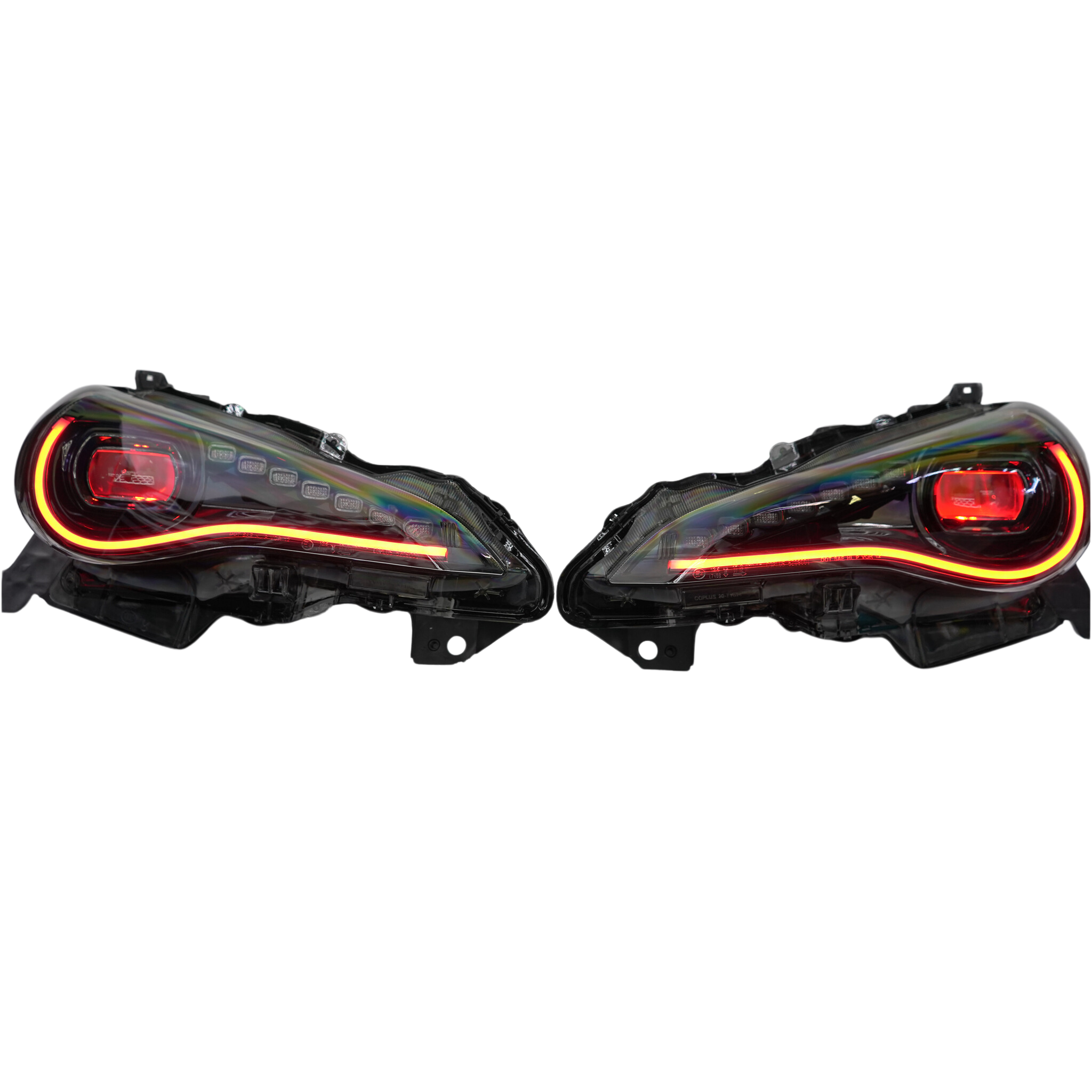 Scion FRS (2012-2016) / Subaru BRZ (2012-2018) / Toyota GT86 (2017-2018): Multicolor Flow Headlights XB Morimoto – Custom Multicolor LED Lighting by RGB Halo Kits