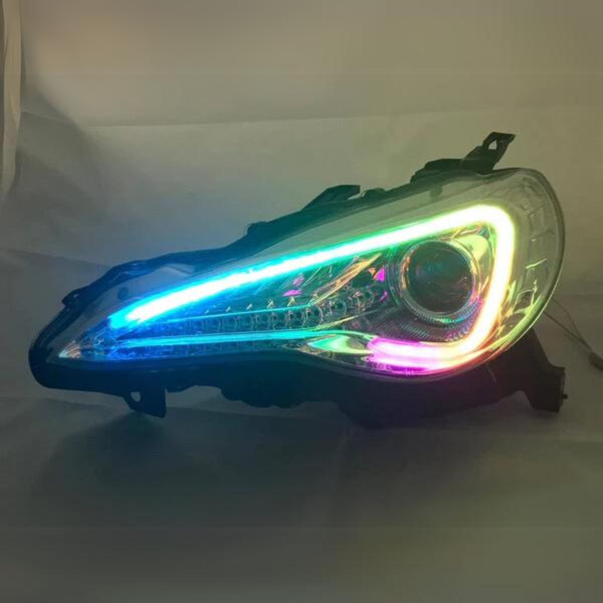 Scion FRS: Multicolor Flow Series Headlights (2012-2017) – Custom Multicolor LED Lighting by RGB Halo Kits