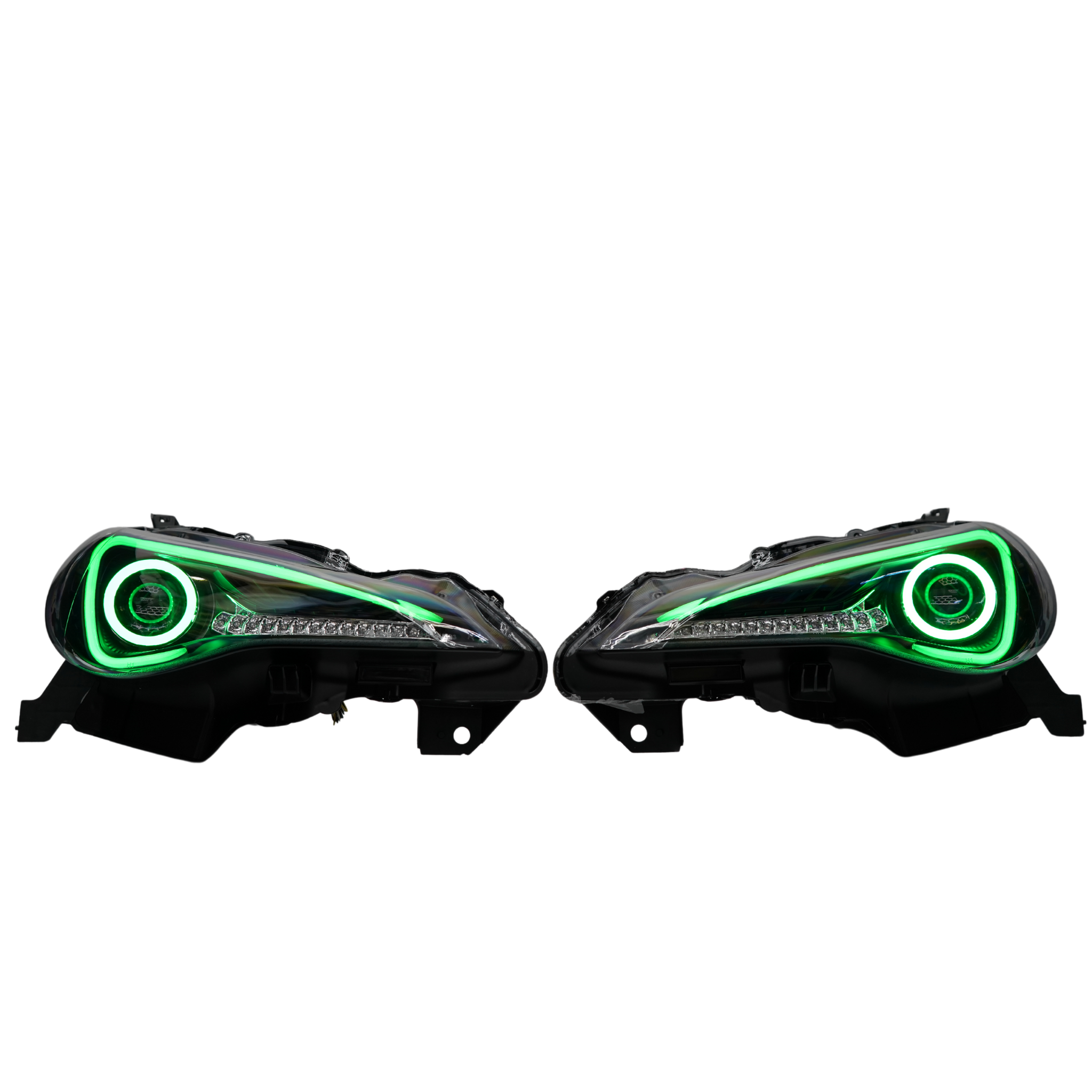 Scion FRS: Multicolor Flow Series Headlights (2012-2017) – Custom Multicolor LED Lighting by RGB Halo Kits